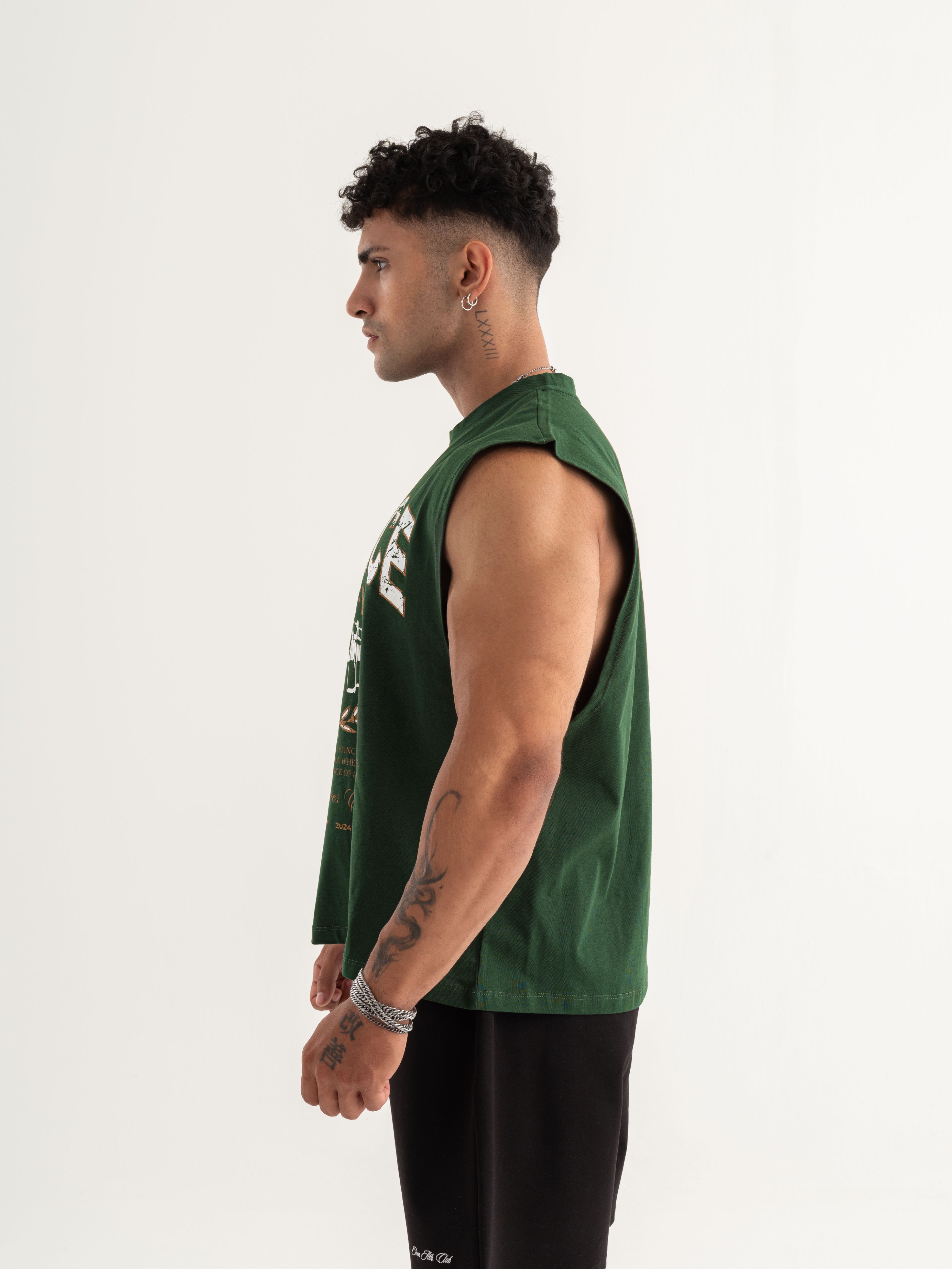 Essence Of Life Box Cut Tank - Nefti Yeşili