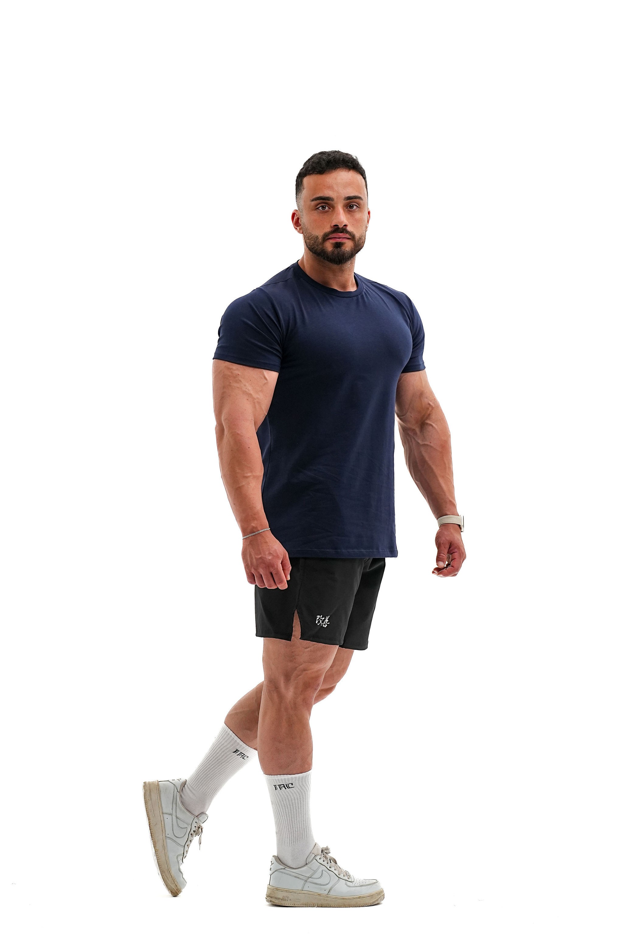 Basic Slim Fit T-shirt - Lacivert