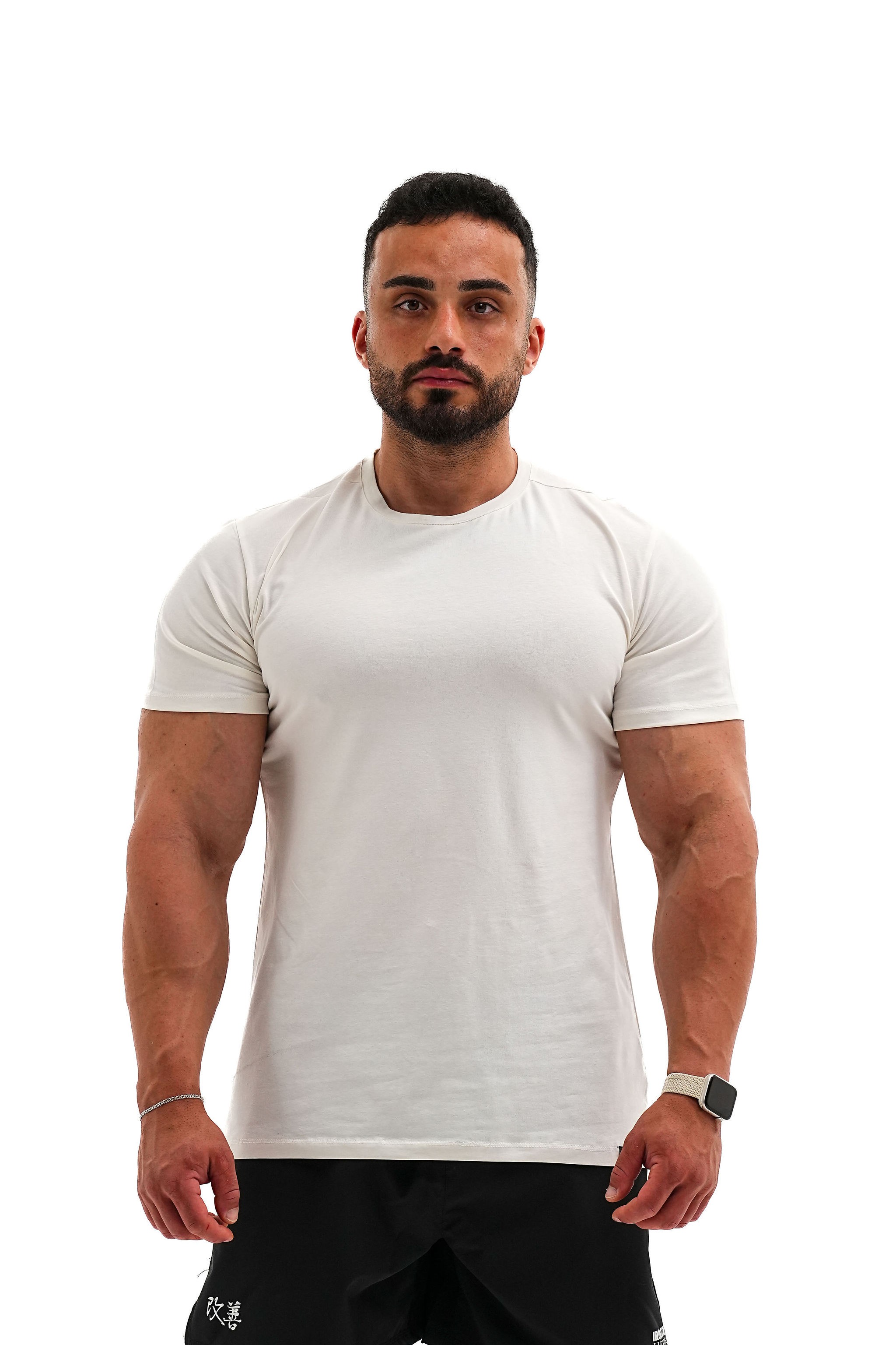 Basic Slim Fit T-shirt - Ekru