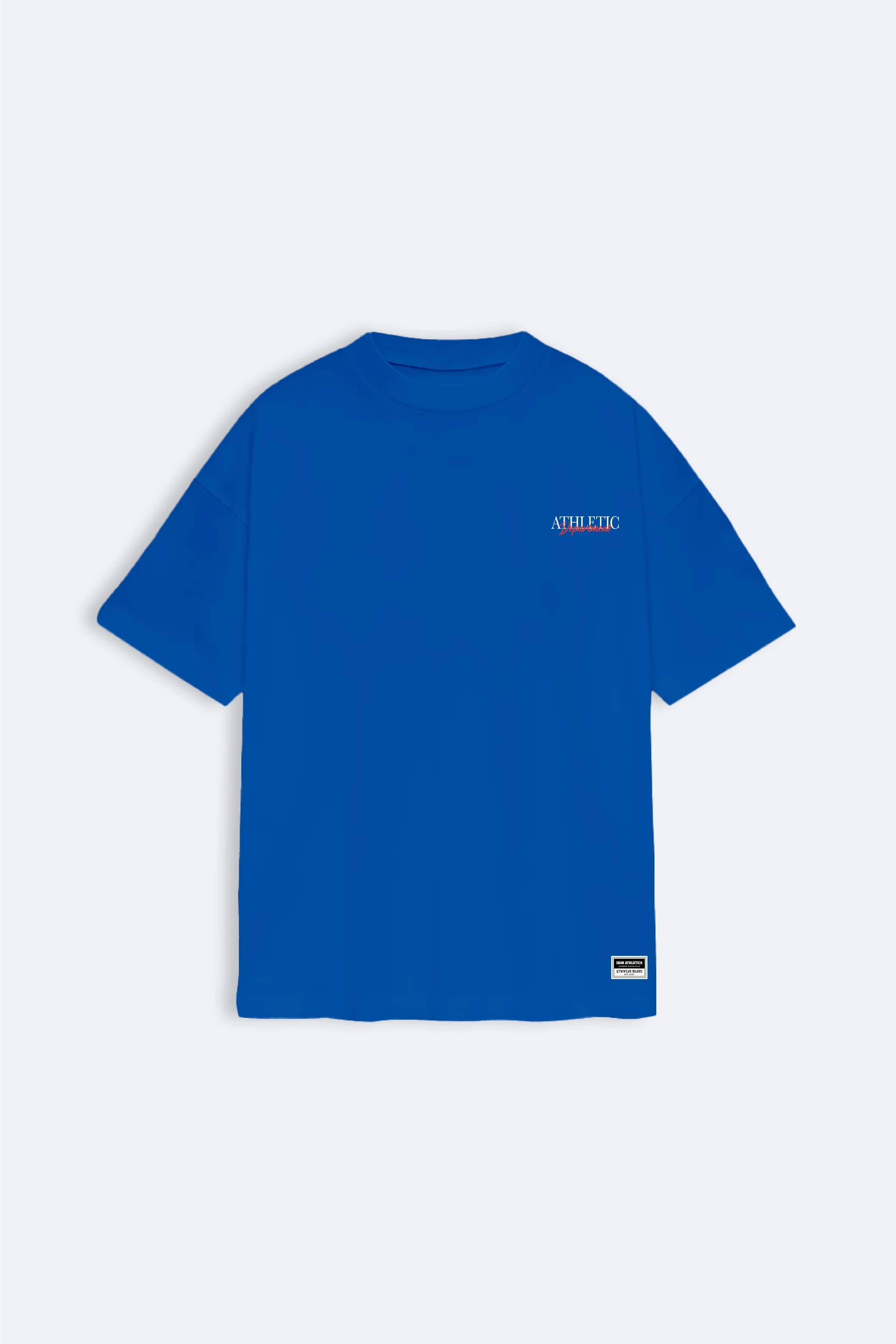 Athletic Department Oversize T-shirt - Lapis Mavi