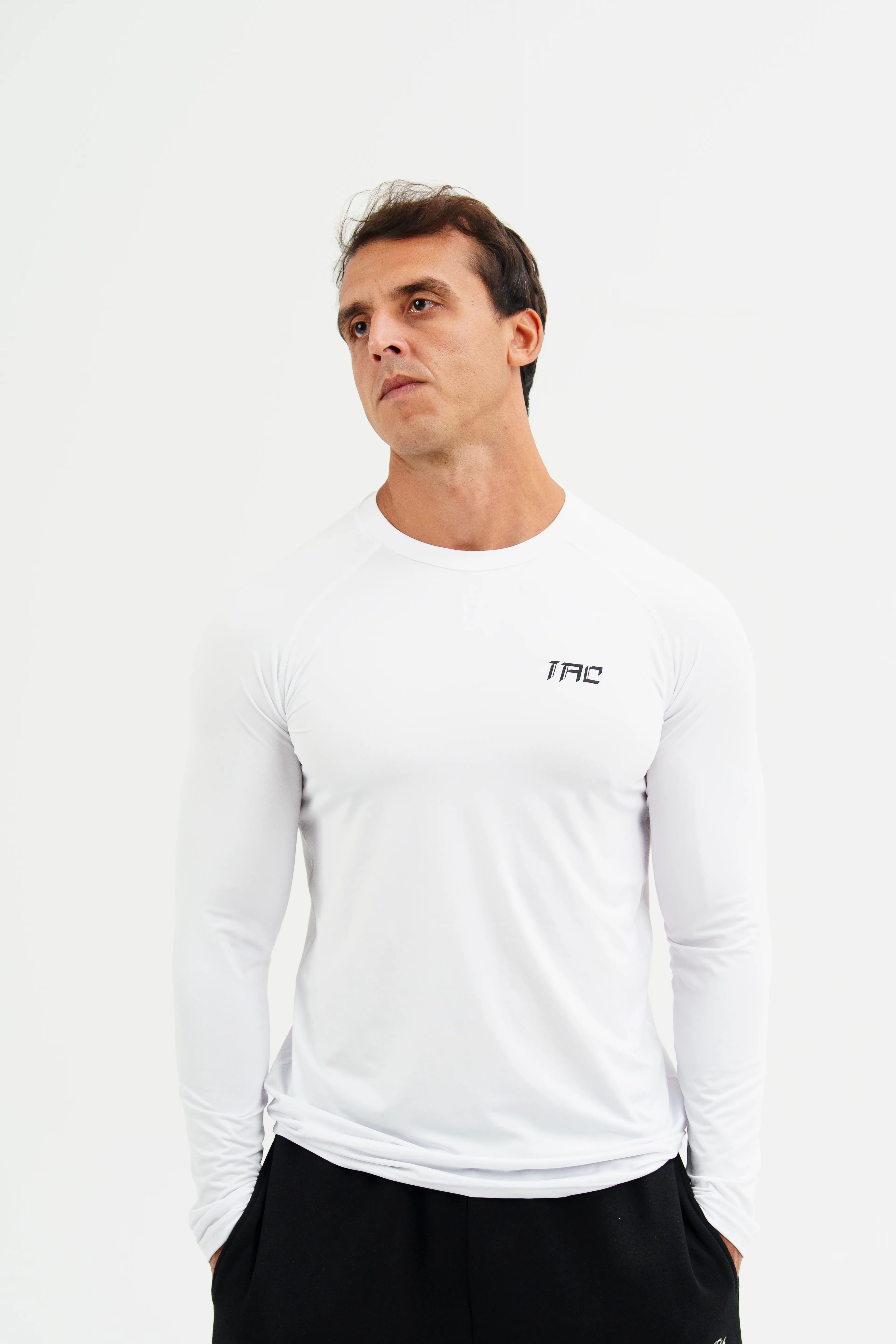 Prime Long Sleeve Compression  - Ekru