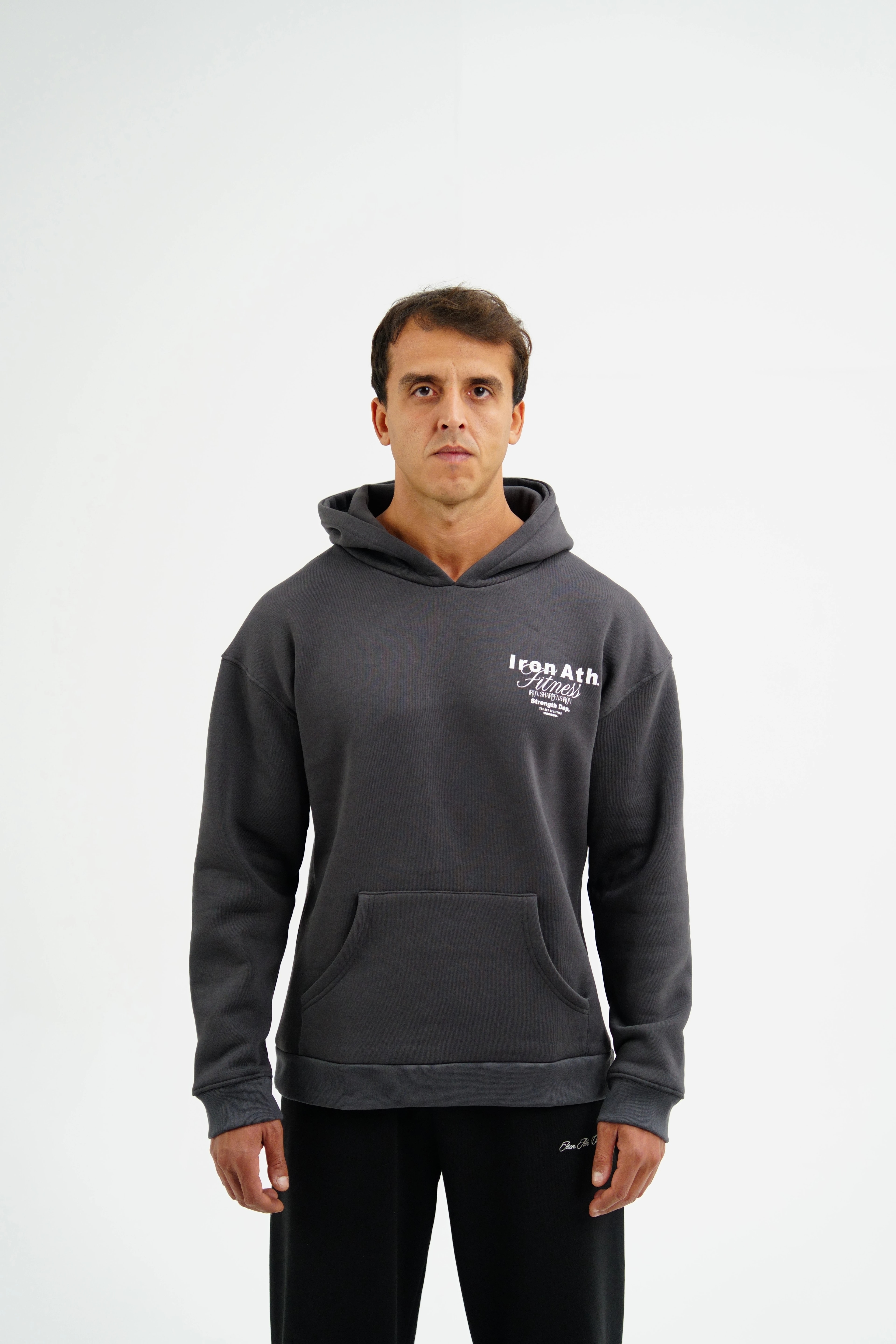 Strength Dep. Oversize Hoodie - Antrasit