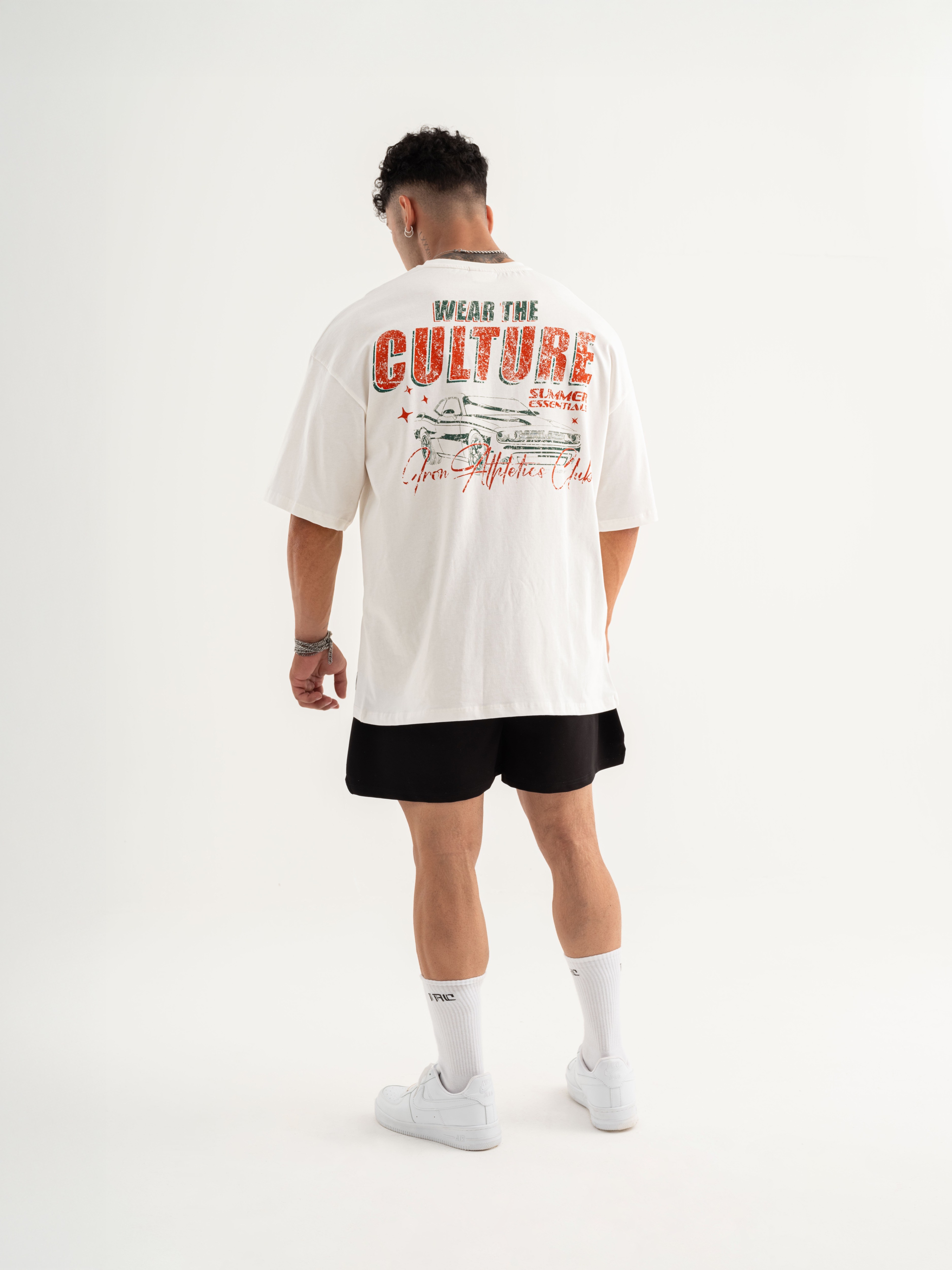 Culture Cruise Oversize T-shirt - Ekru