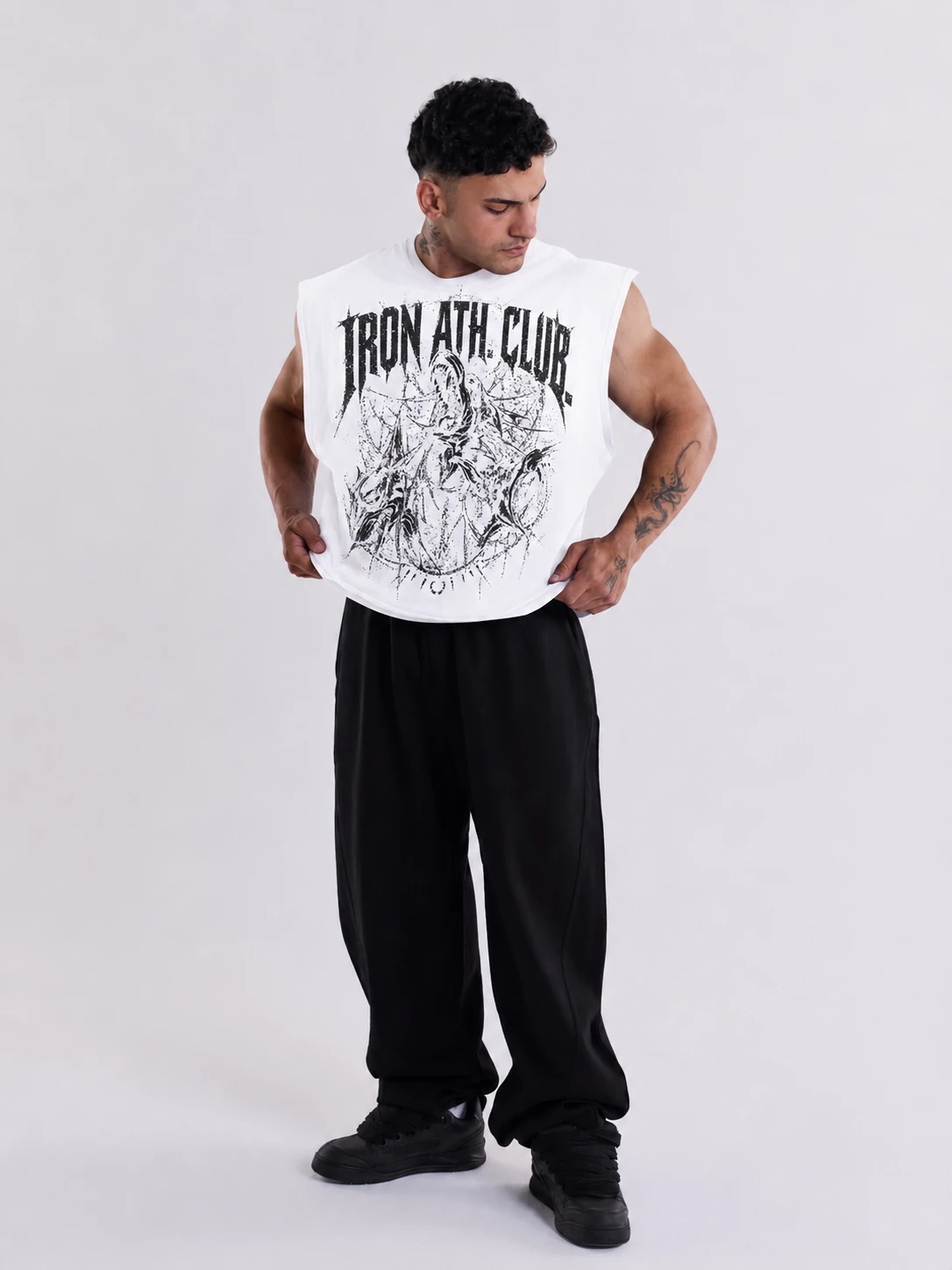 Unsatisfied Oversize Tank Top - Beyaz