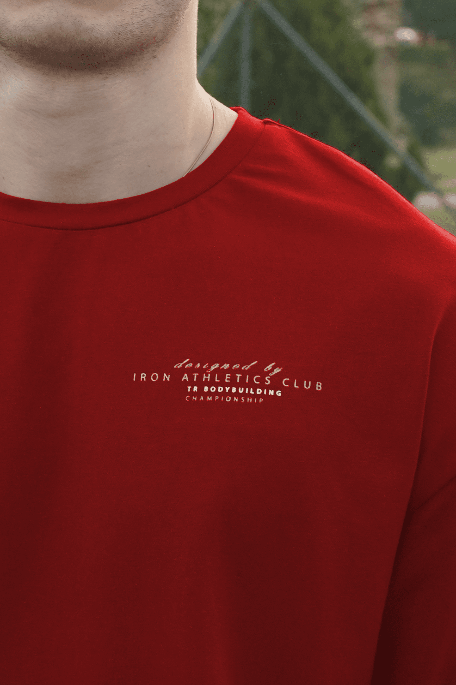 Champion Oversize T-Shirt - Bordo