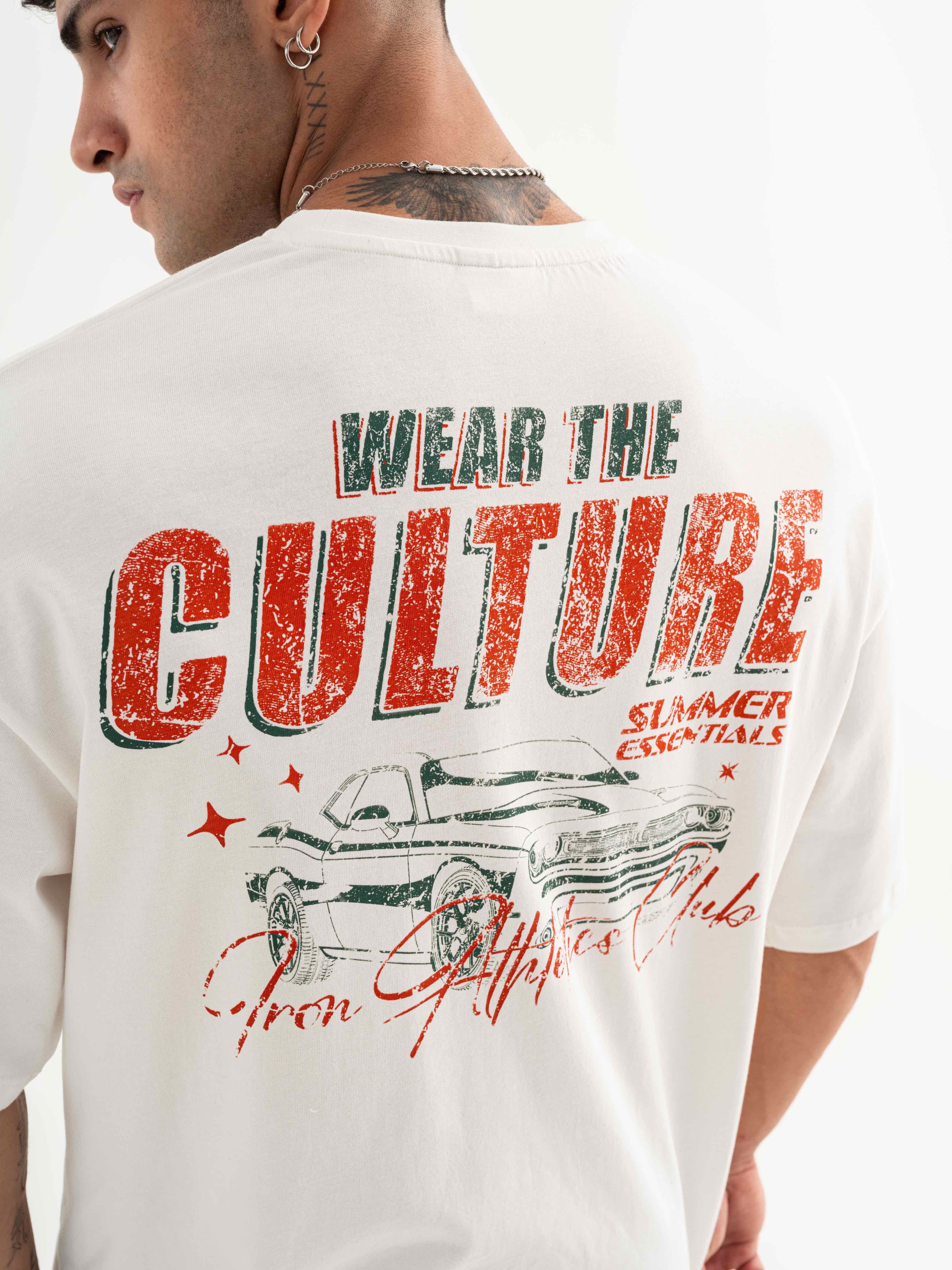 Culture Cruise Oversize T-shirt - Ekru