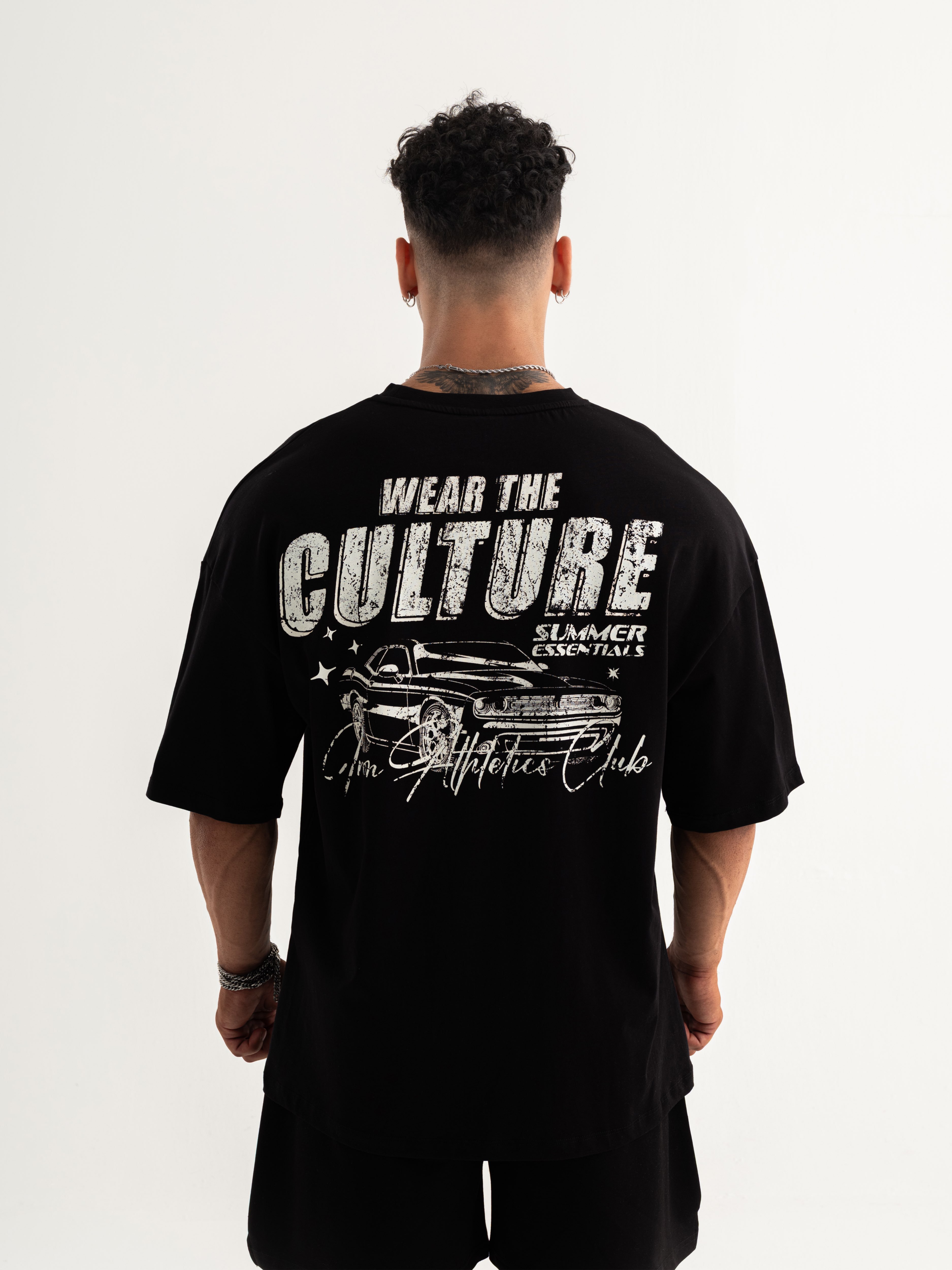 Culture Cruise Oversize T-shirt - Siyah