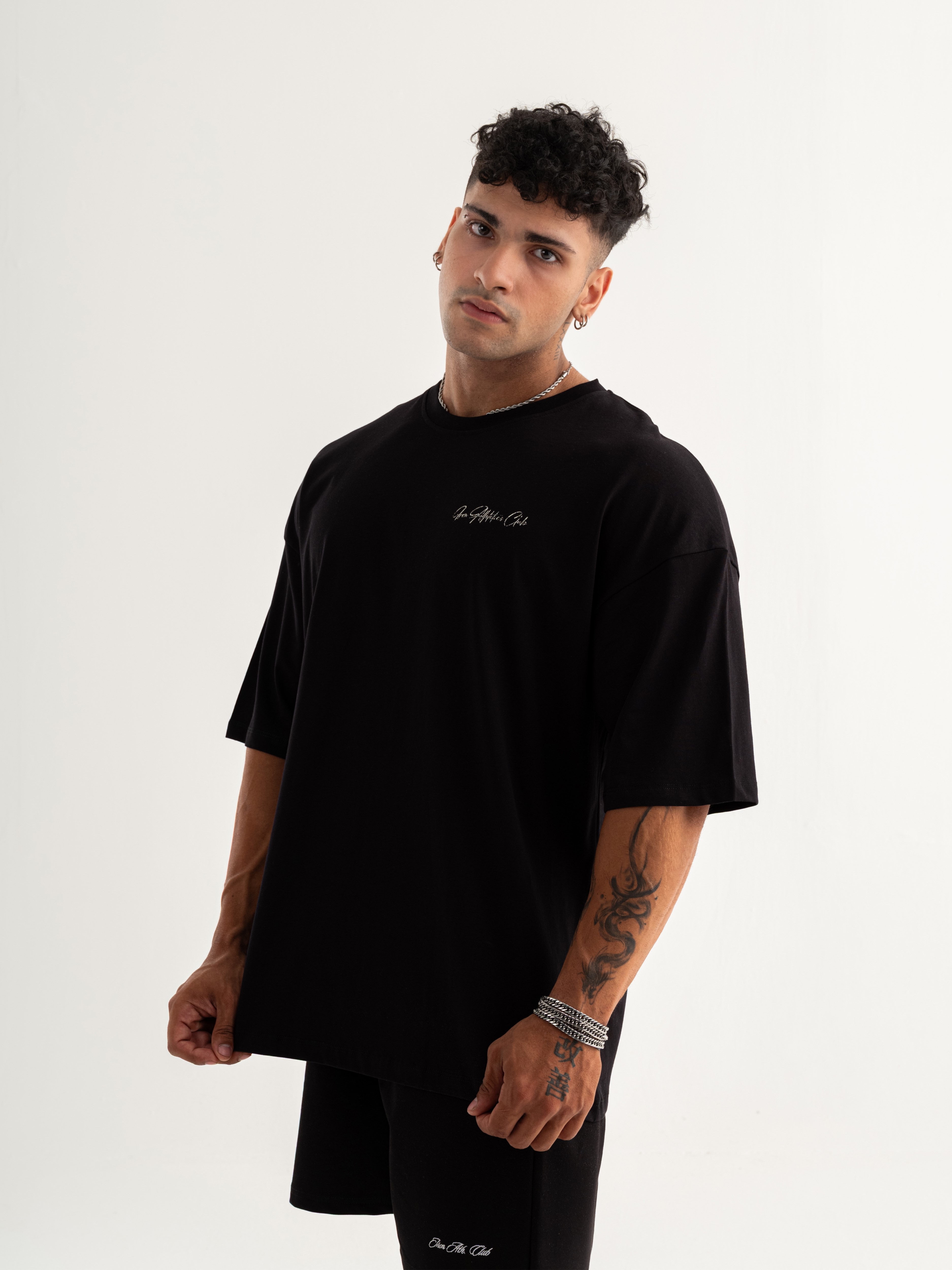 Culture Cruise Oversize T-shirt - Siyah