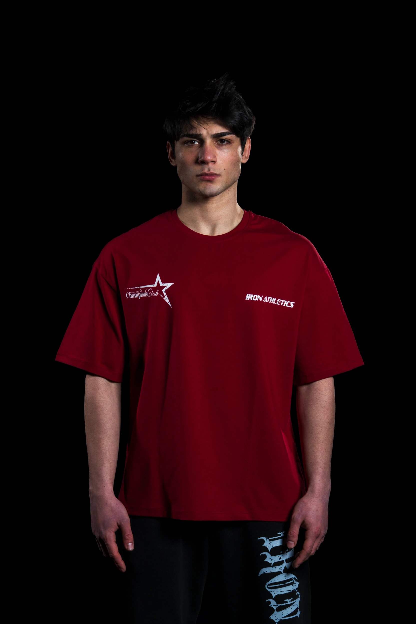 Proven Oversize T-shirt - Bordo