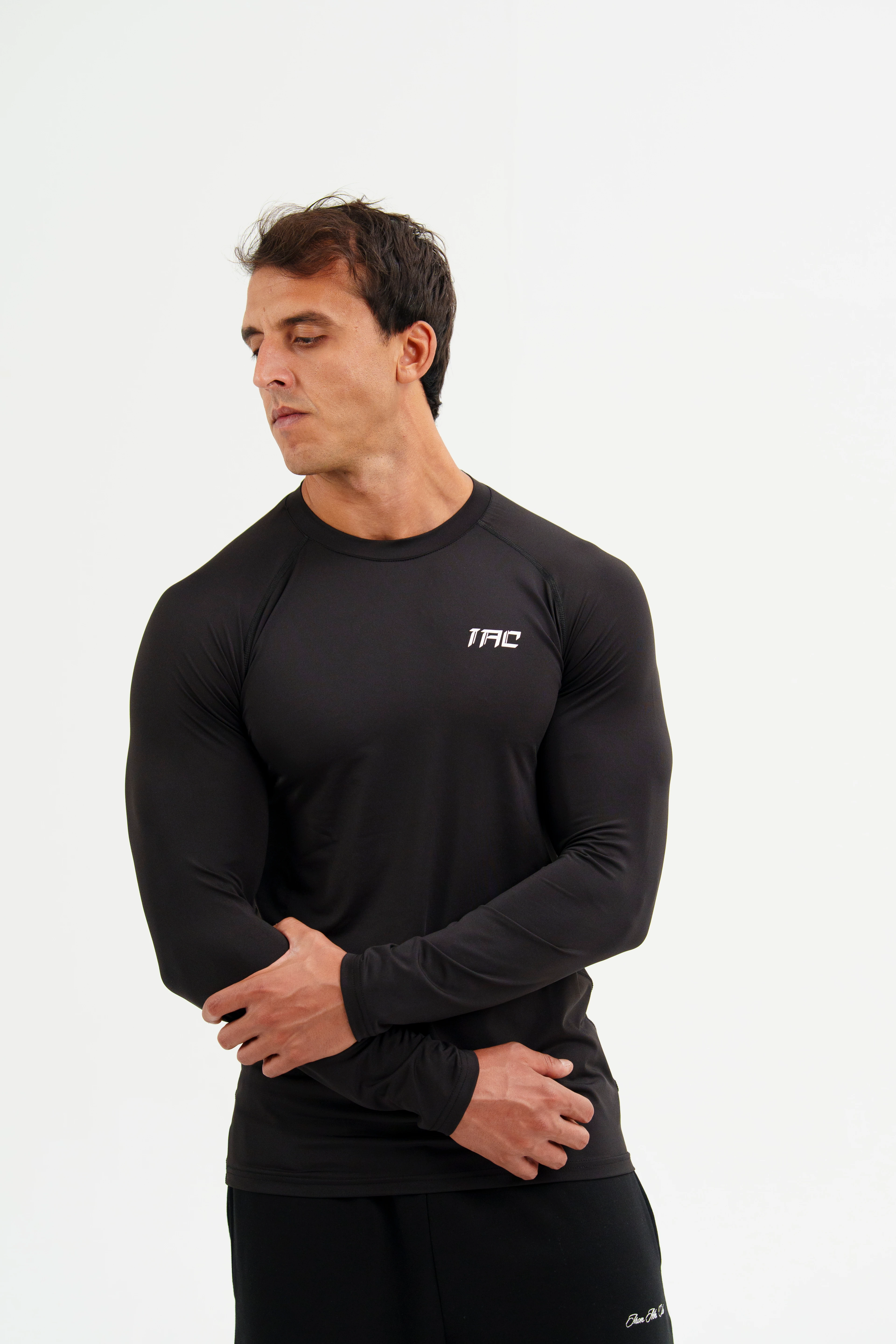 Prime Long Sleeve Compression  - Siyah