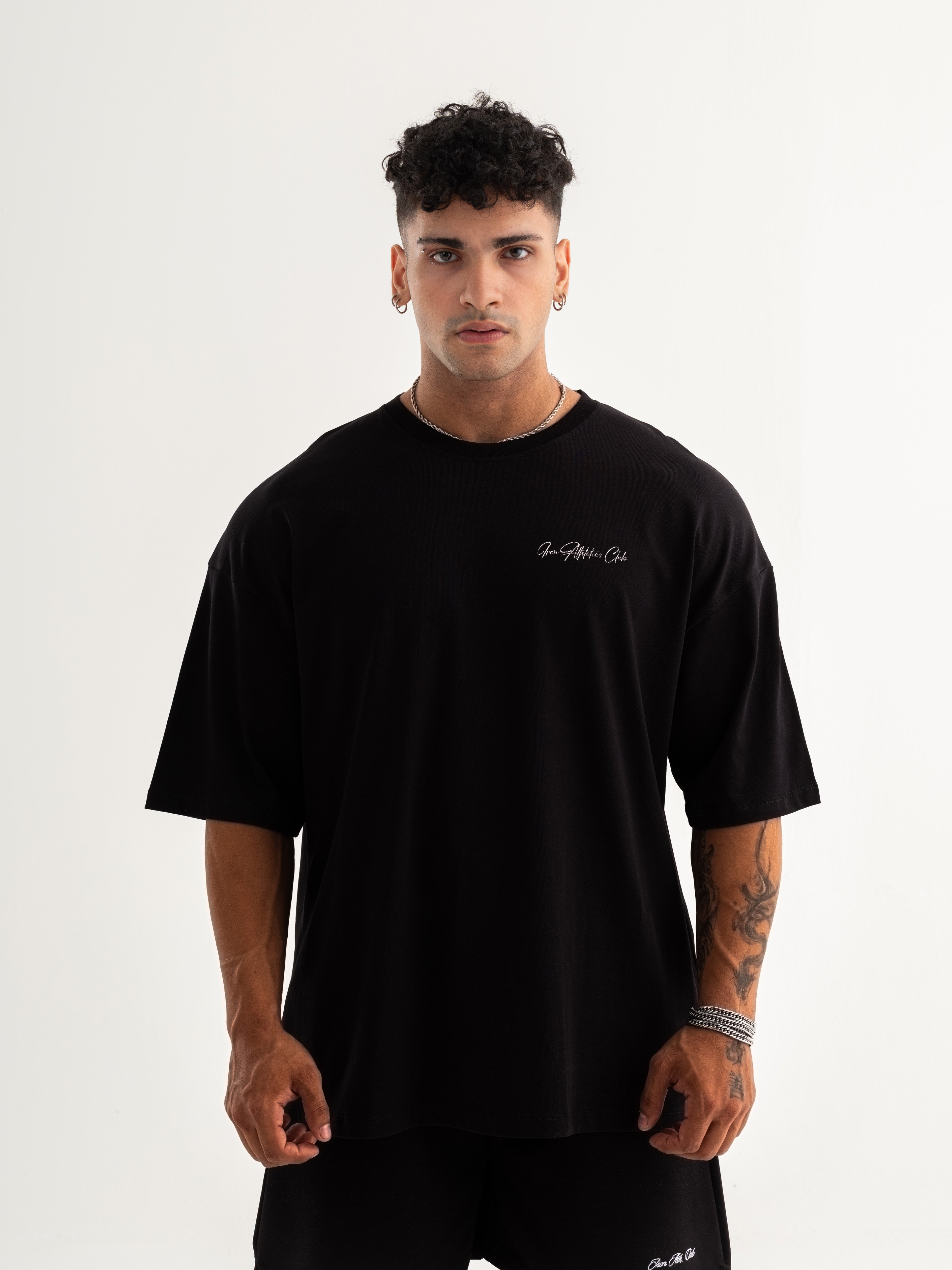 Culture Cruise Oversize T-shirt - Siyah