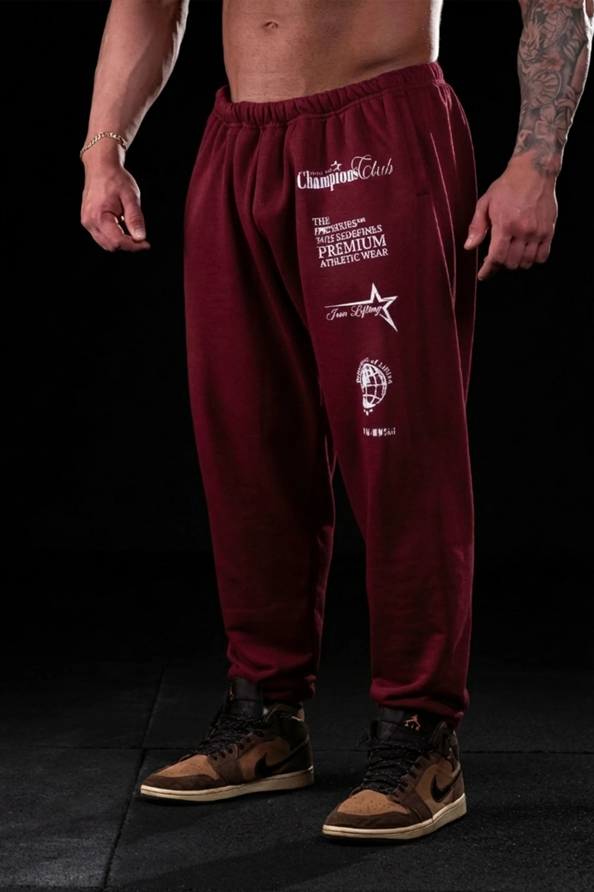 Blackstar Oversize Jogger - Bordo