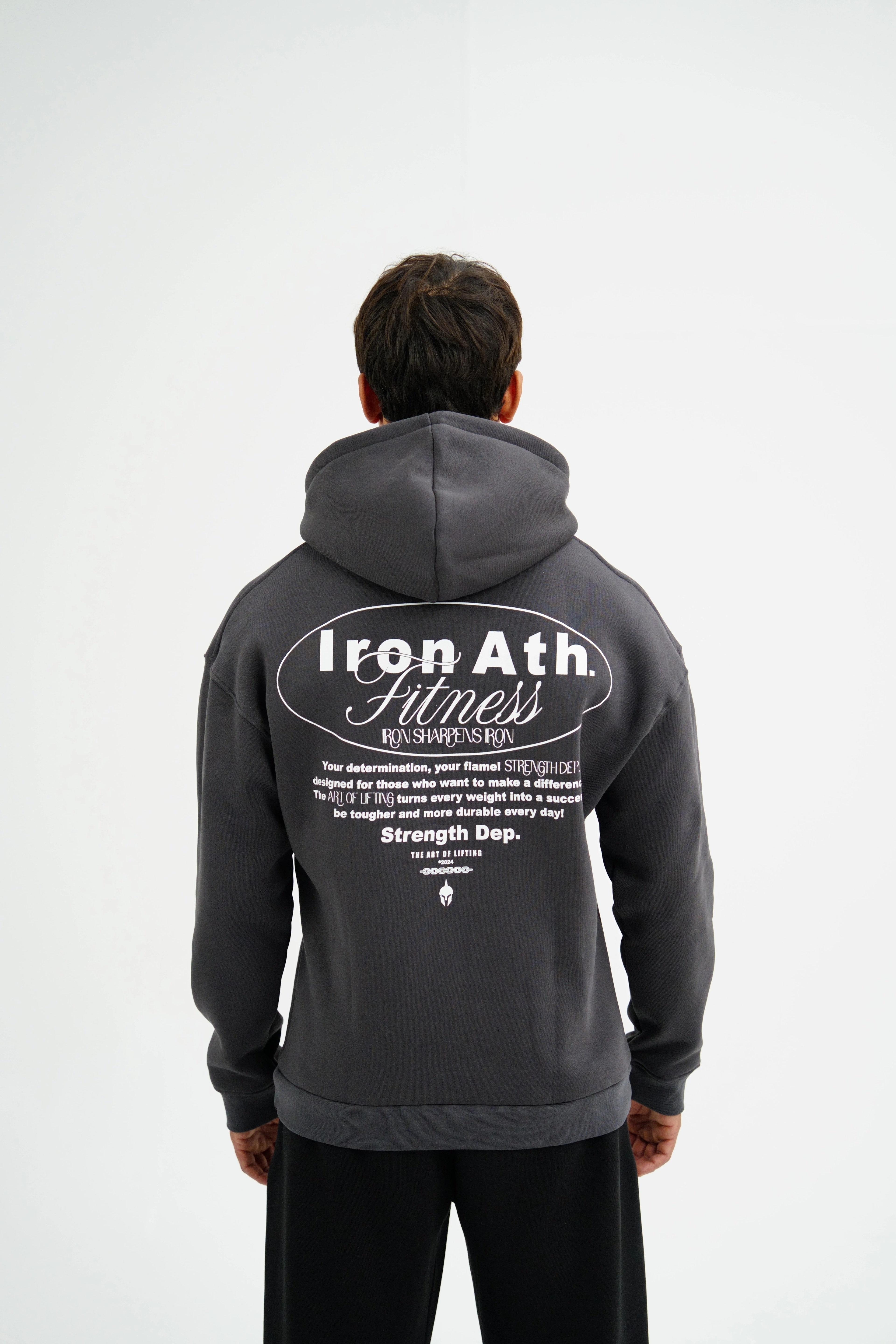 Strength Dep. Oversize Hoodie - Antrasit