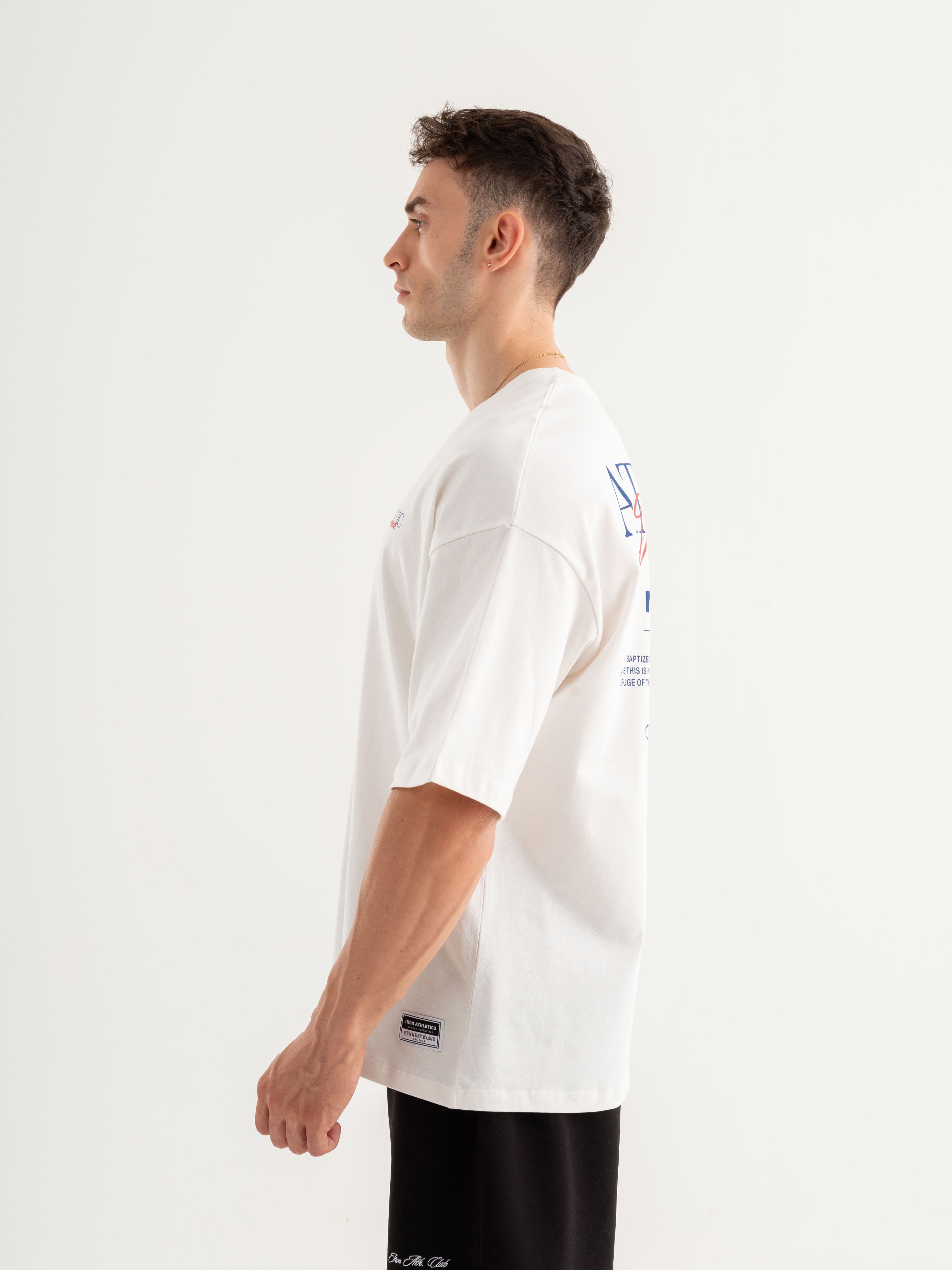 Athletic Department Oversize T-shirt - Ekru
