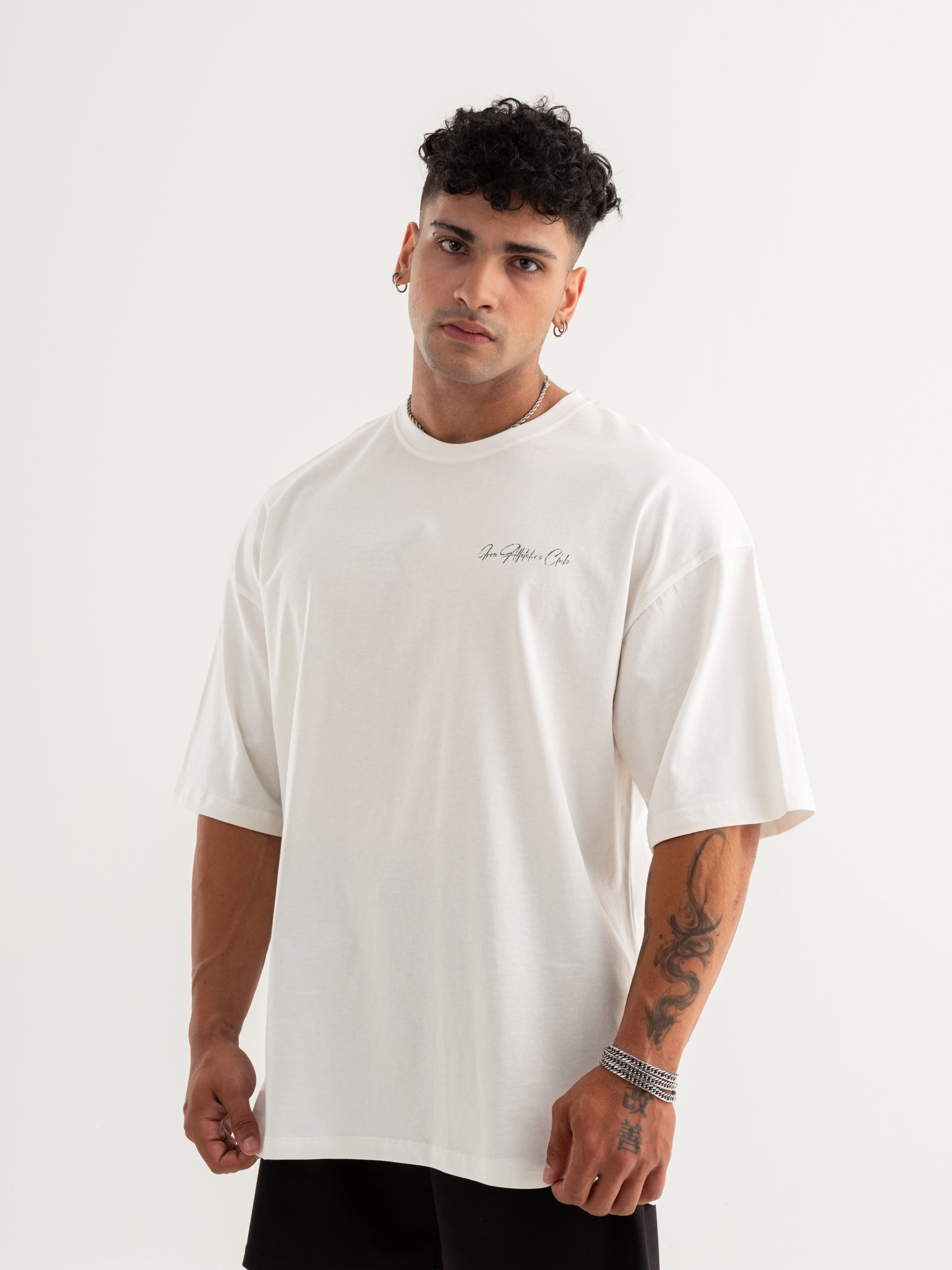 Culture Cruise Oversize T-shirt - Ekru