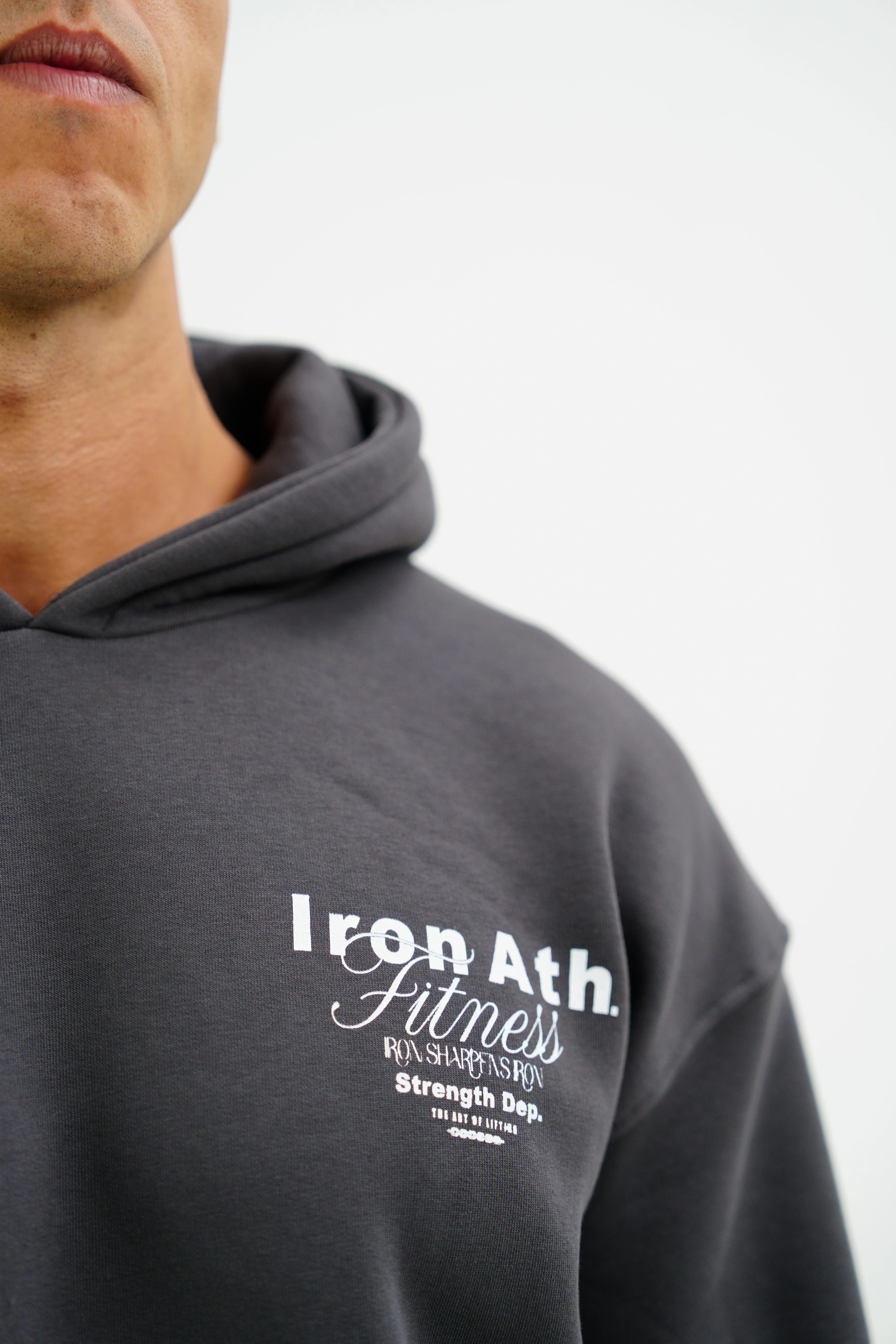 Strength Dep. Oversize Hoodie - Antrasit