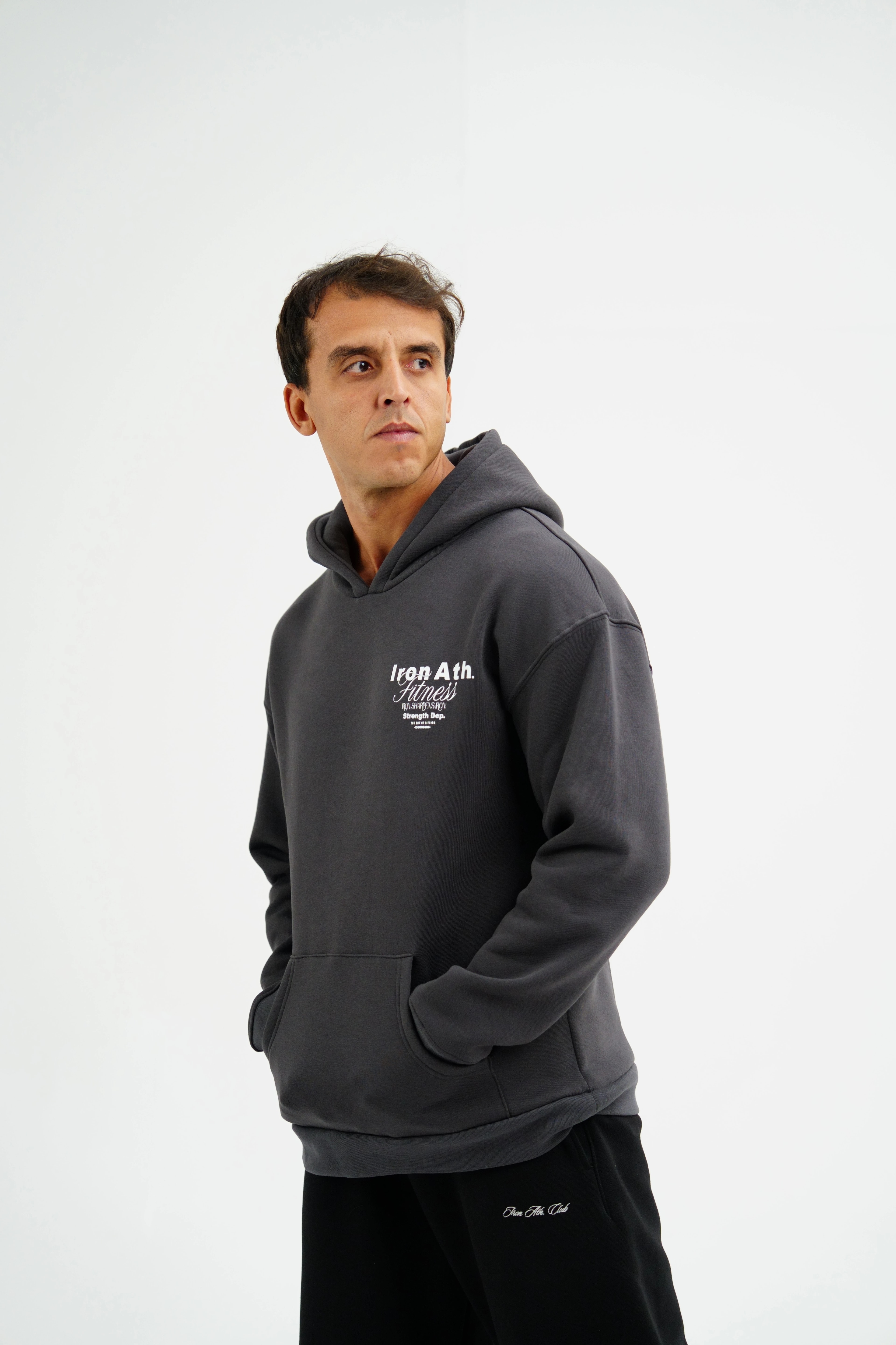 Strength Dep. Oversize Hoodie - Antrasit