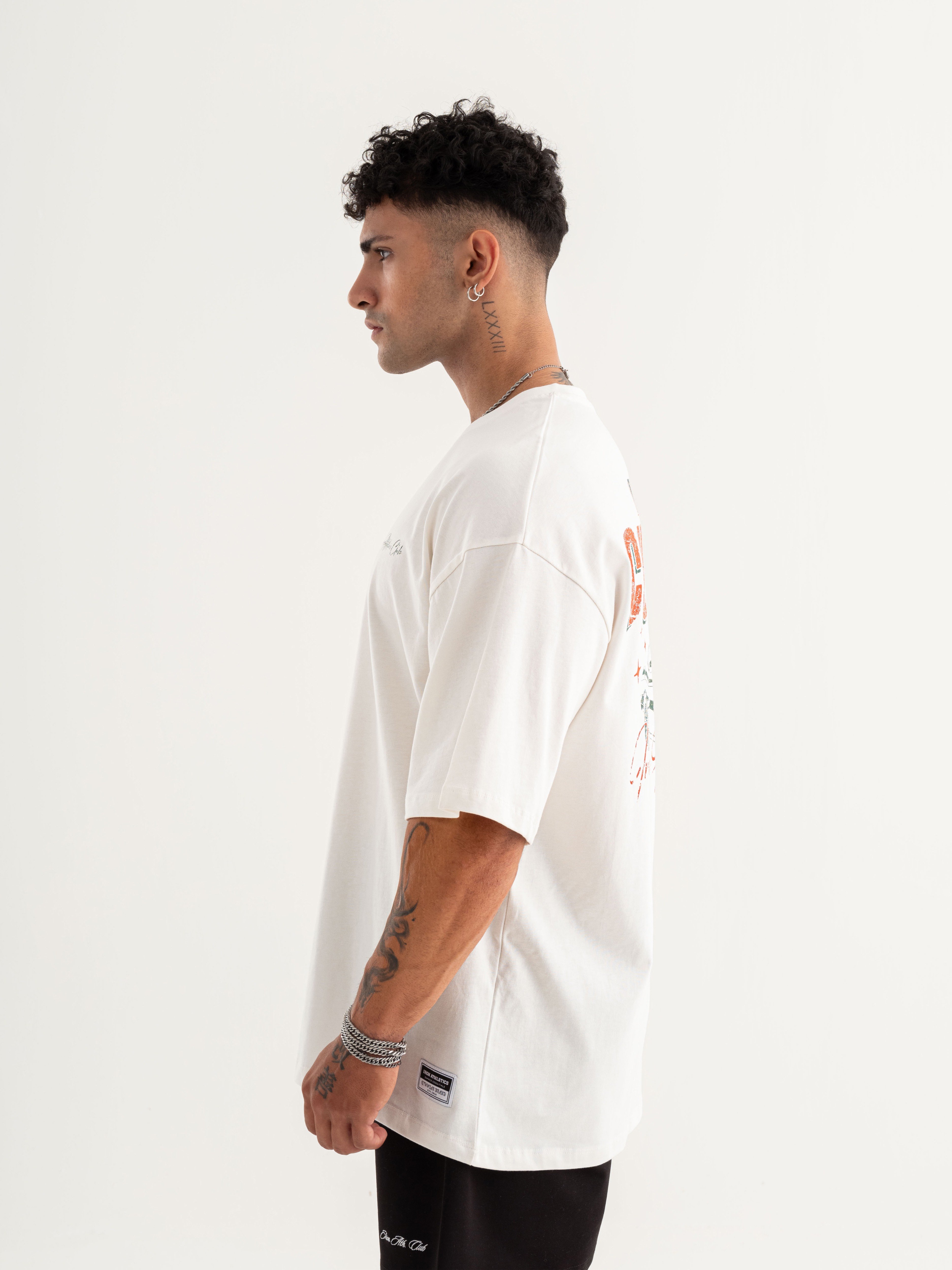 Culture Cruise Oversize T-shirt - Ekru
