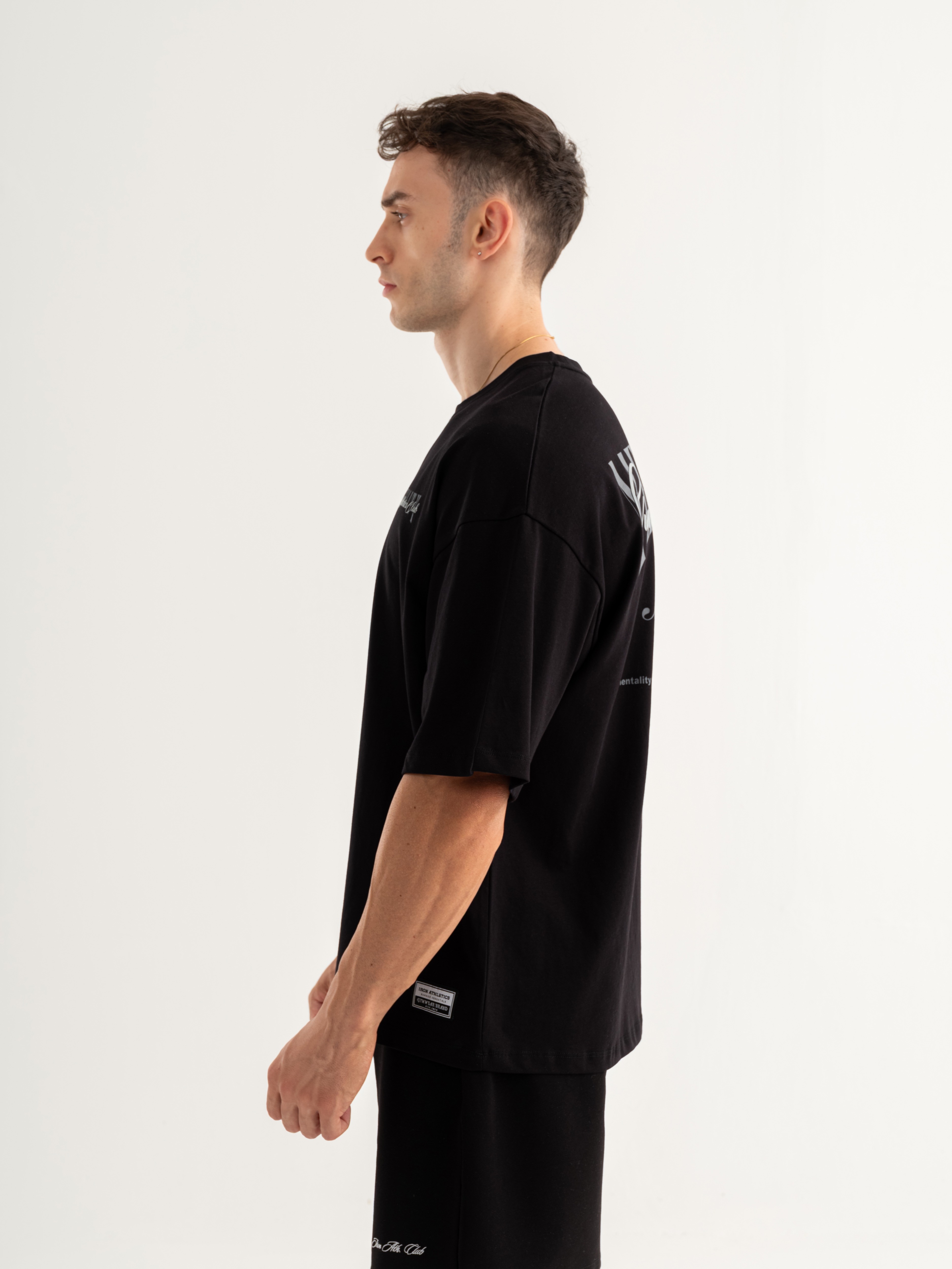 Mentality Oversize T-shirt - Siyah