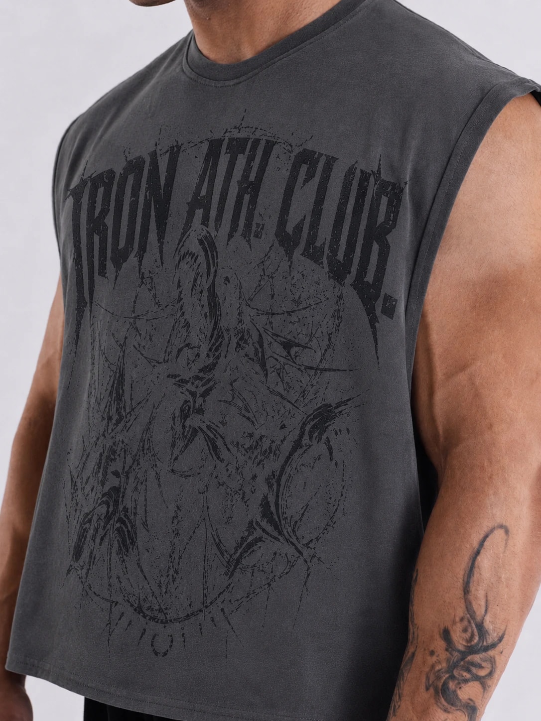 Unsatisfied Oversize Tank Top - Antrasit