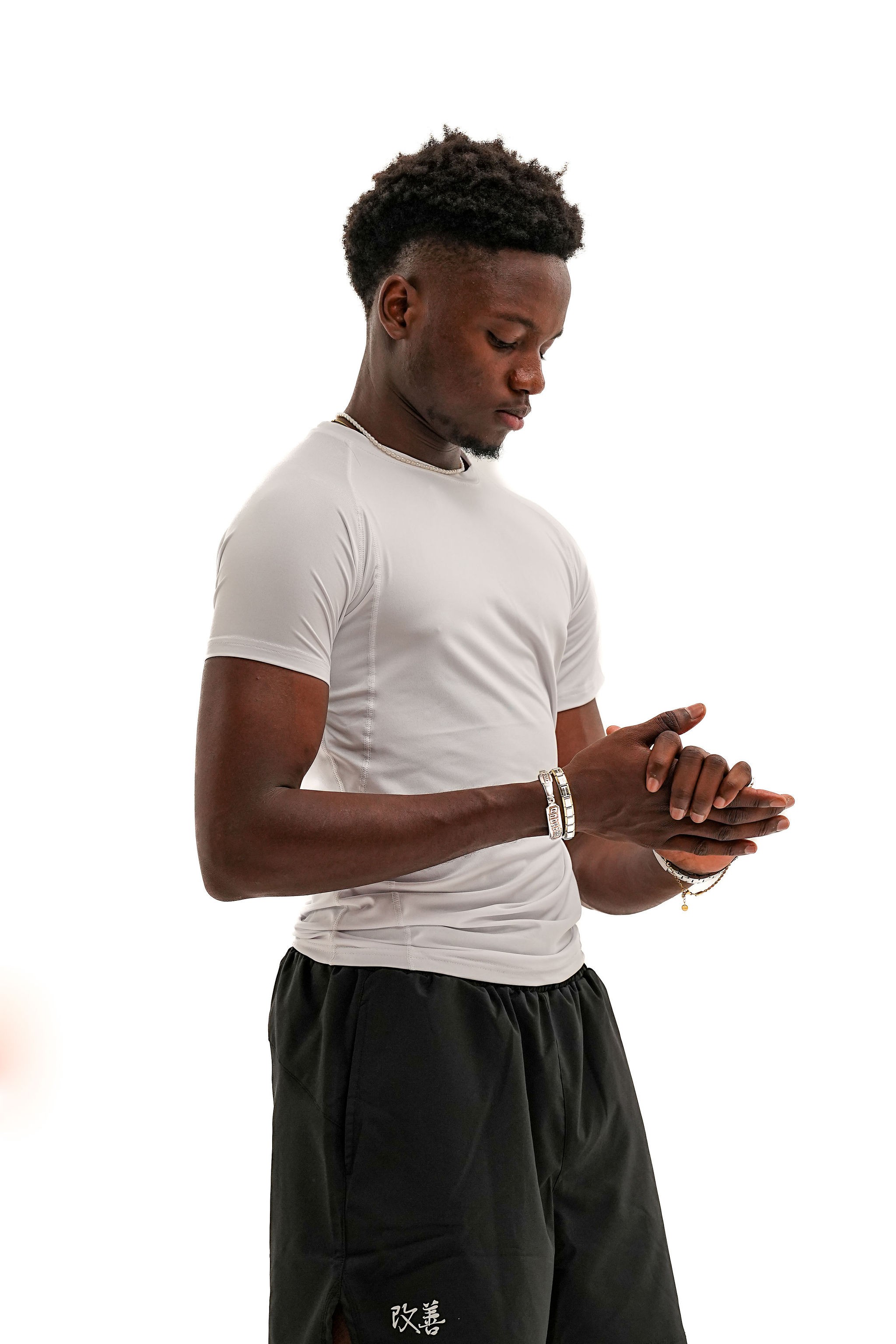 Basic Compression T-shirt - Ekru