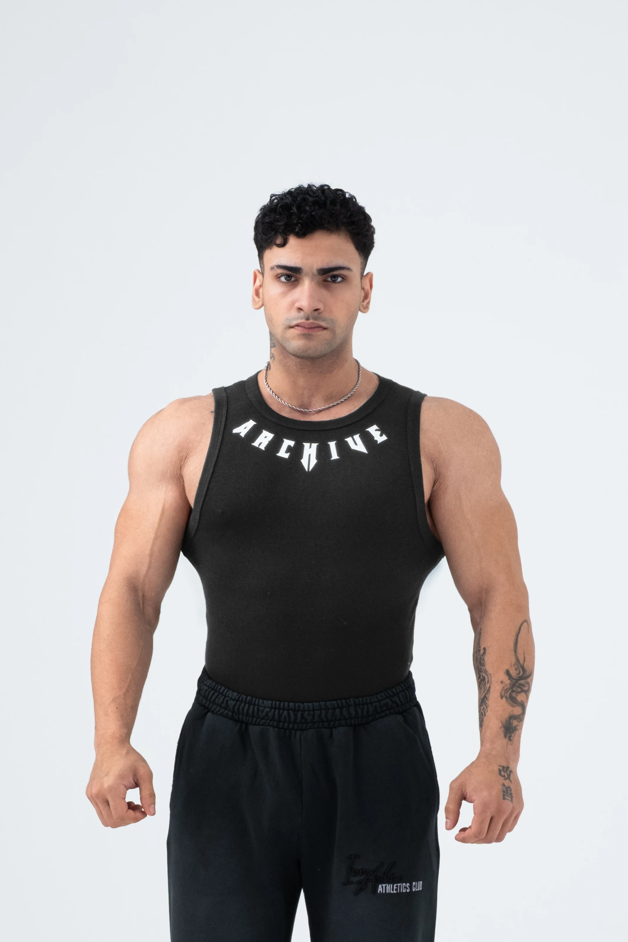 Archive Ribbed Tank - Antrasit