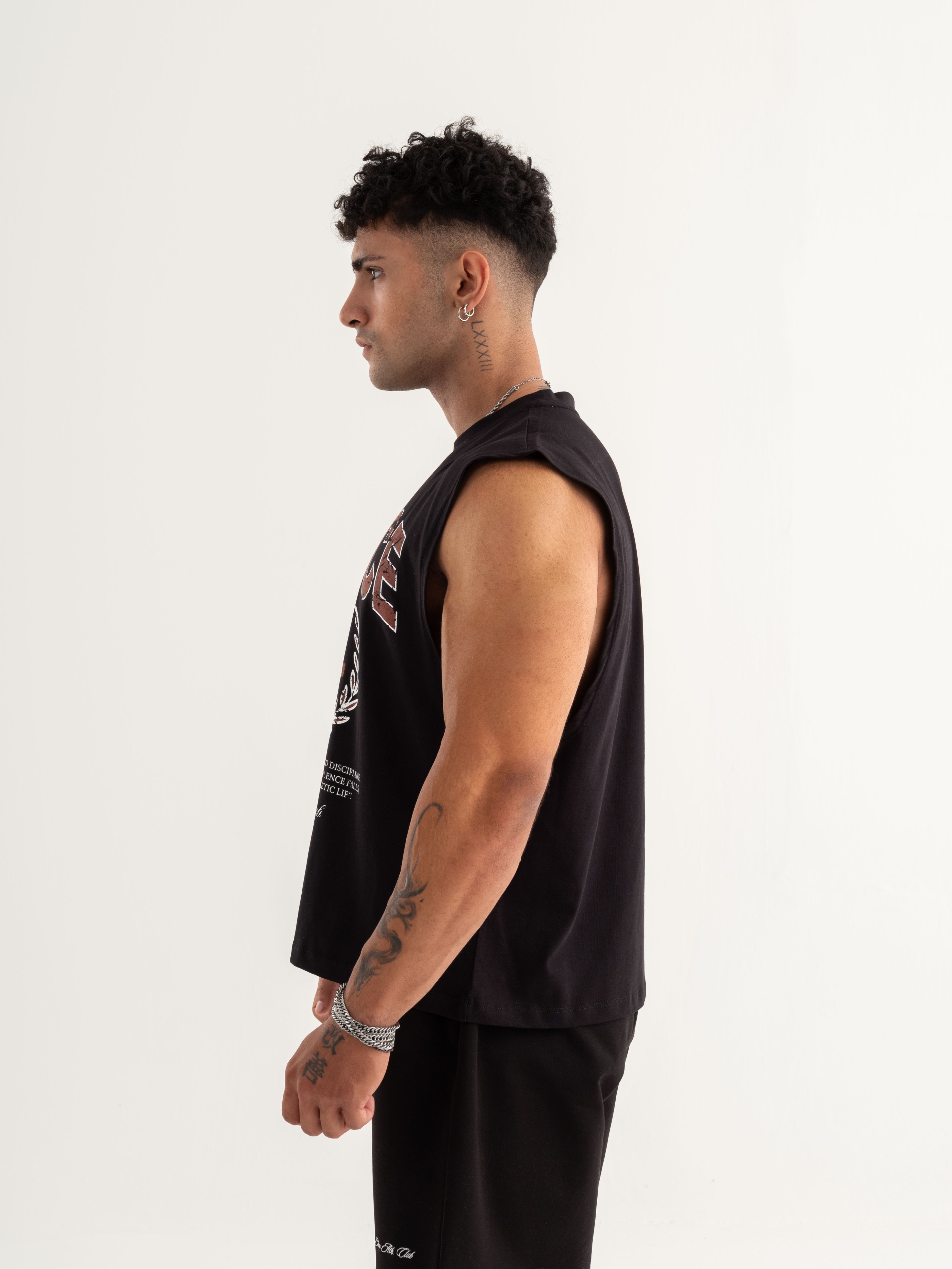 Essence Of Life Box Cut Tank - Siyah