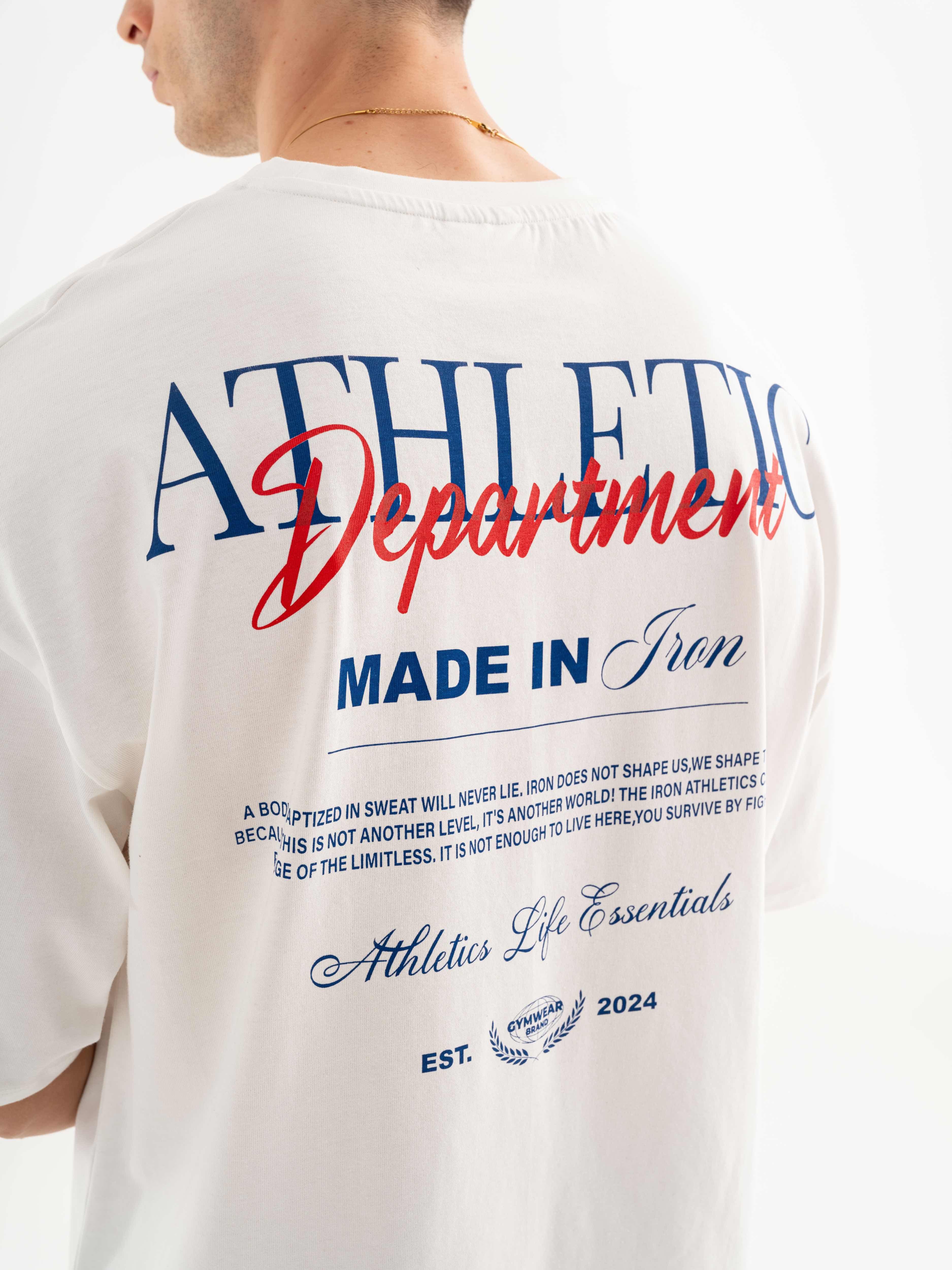 Athletic Department Oversize T-shirt - Ekru