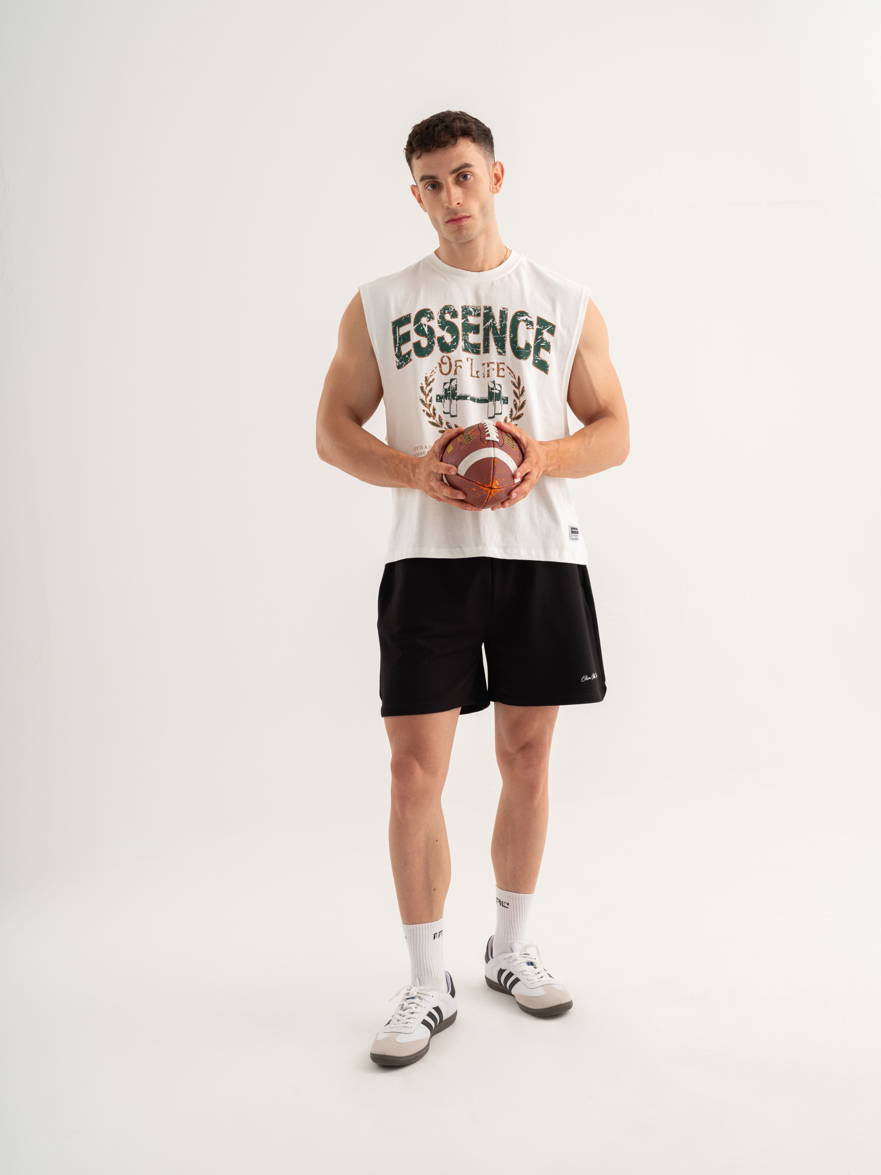 Essence Of Life Box Cut Tank - Ekru