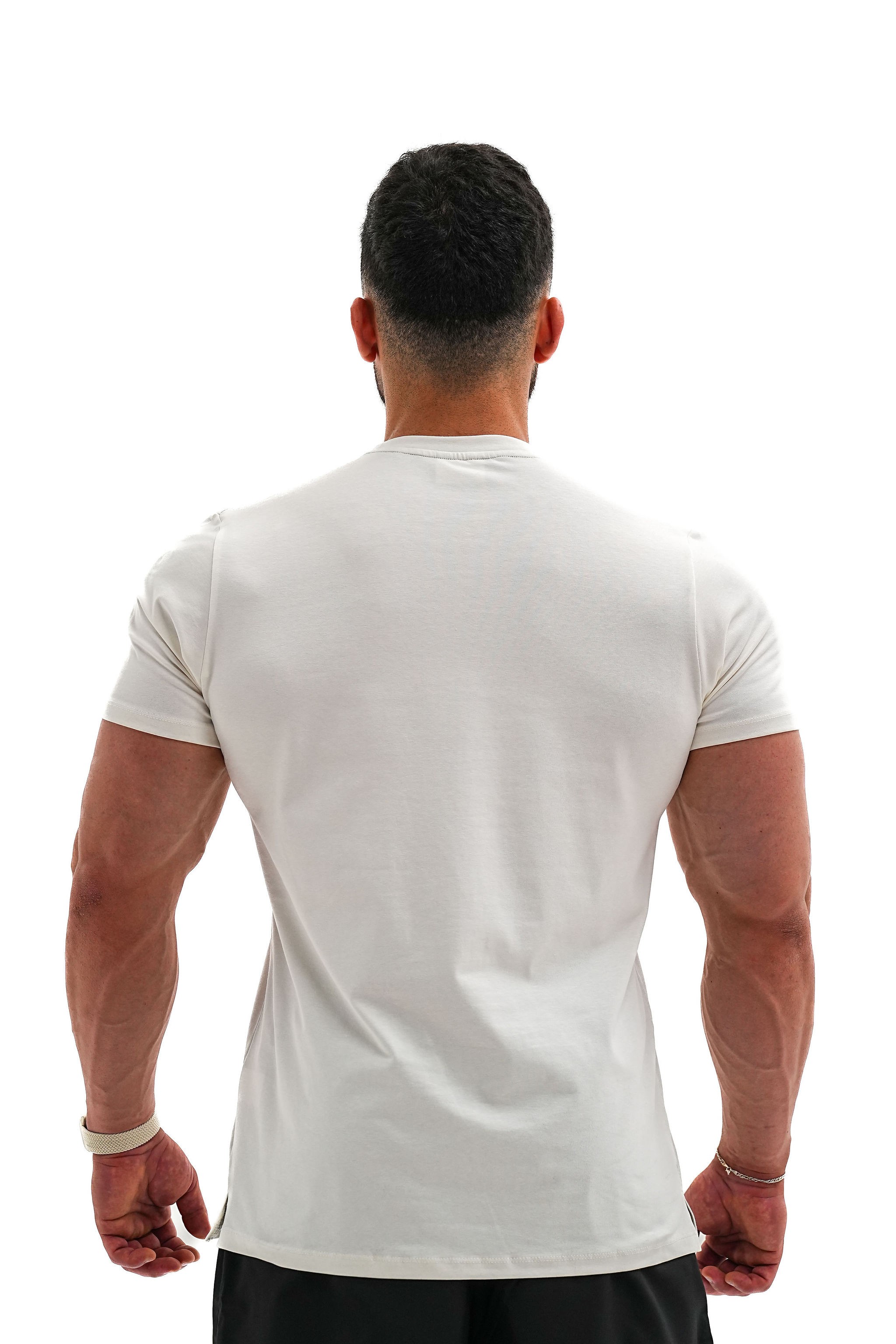 Basic Slim Fit T-shirt - Ekru