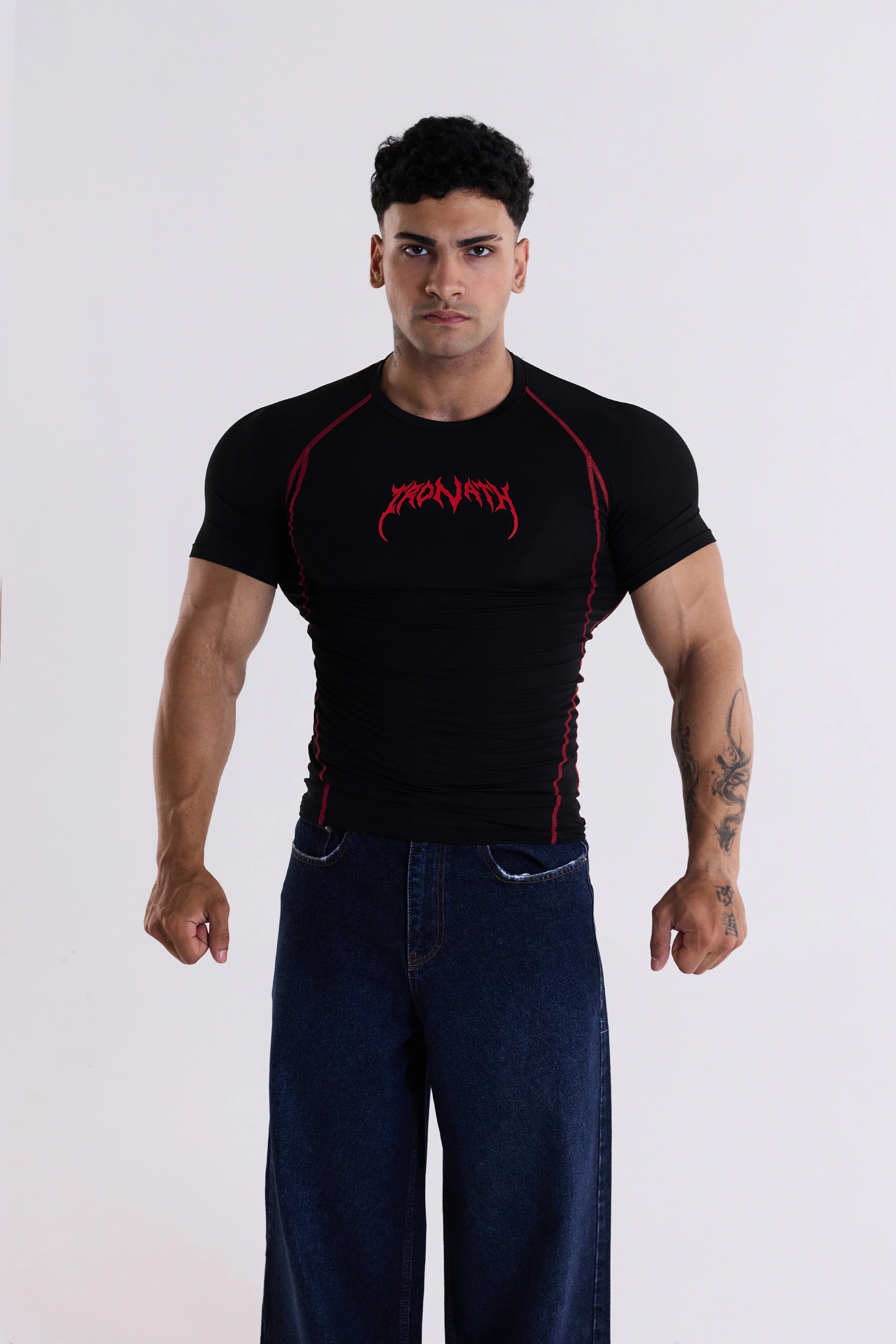 Supervillain Compression T-Shirt - Siyah