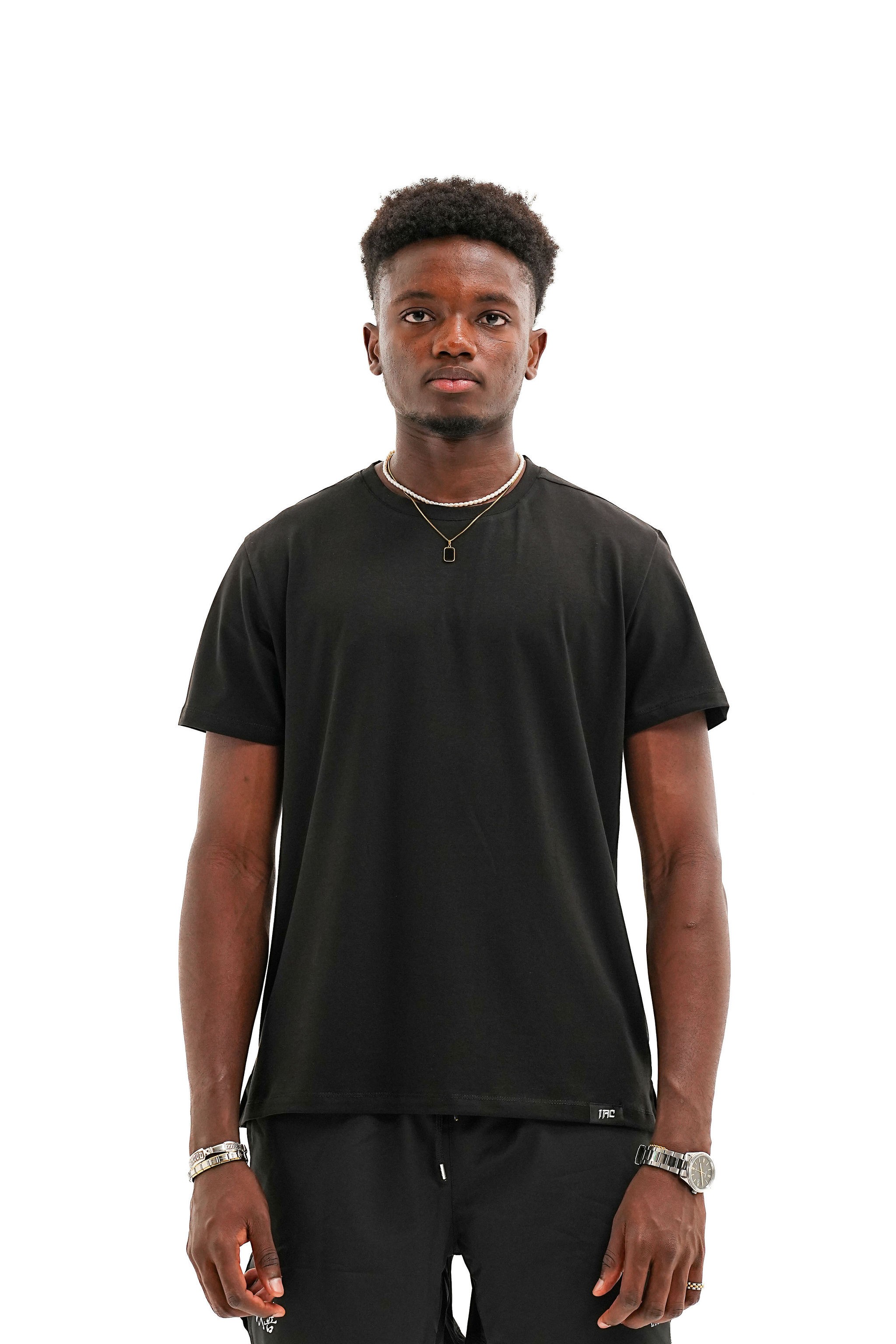 Basic Slim Fit T-shirt - Siyah