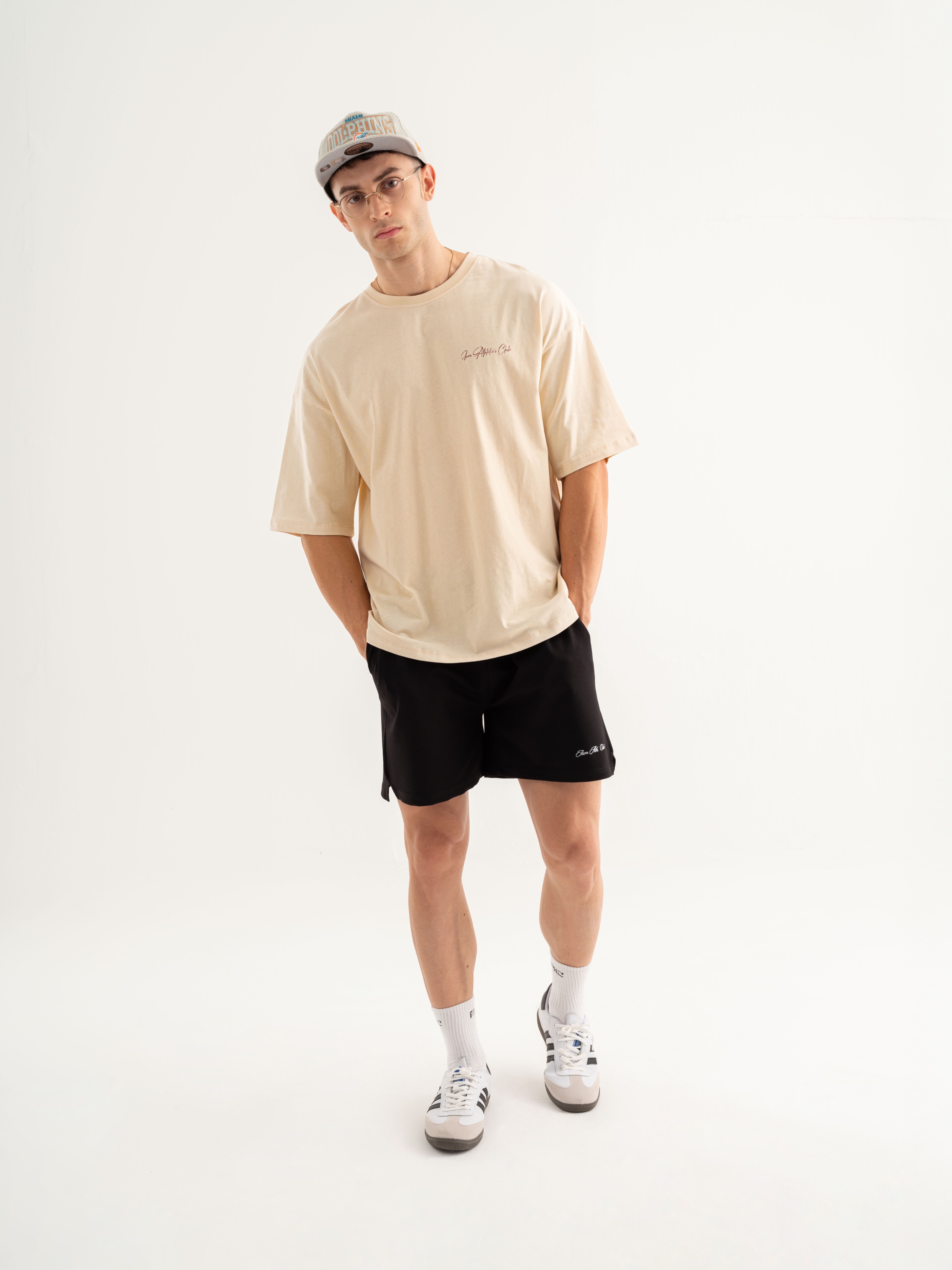 Culture Cruise Oversize T-shirt - Çöl Kremi