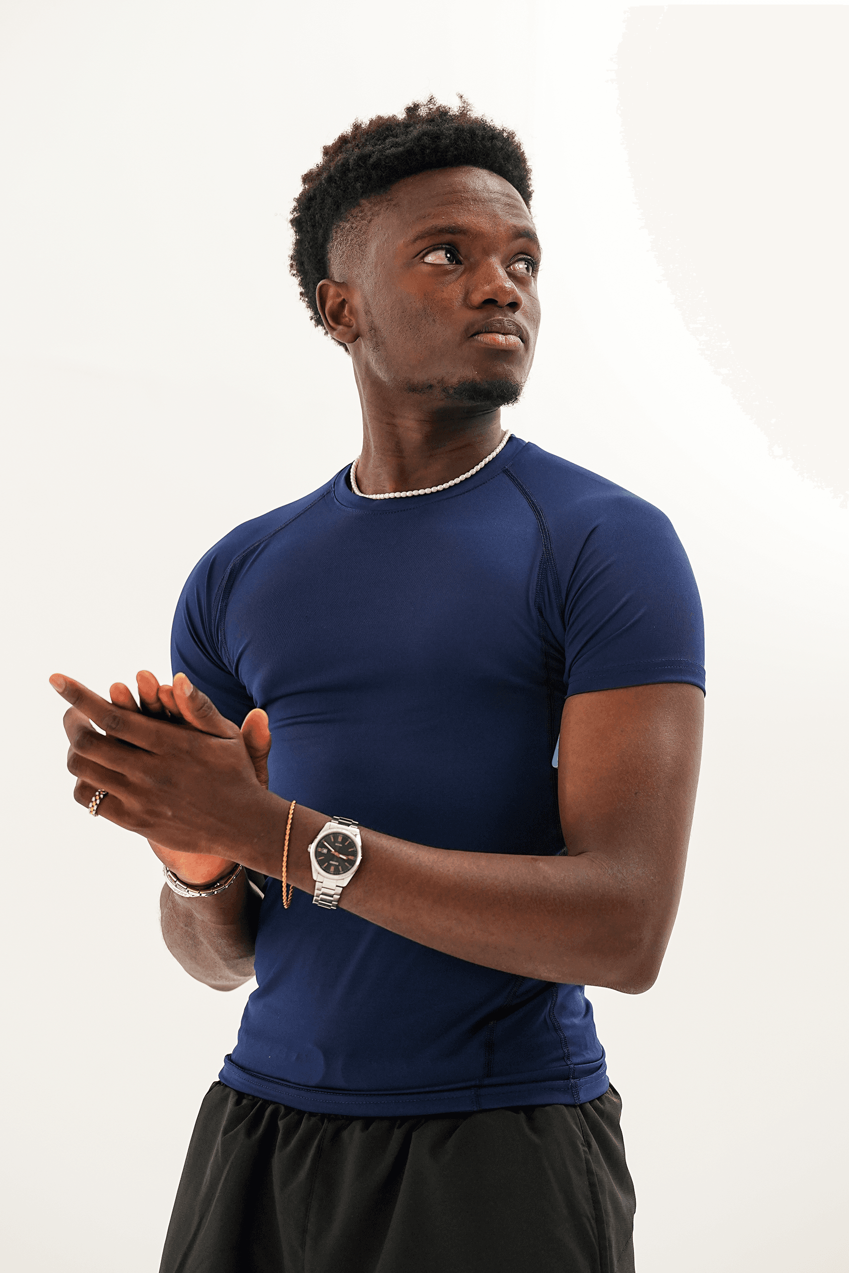 Basic Compression T-shirt - Lacivert
