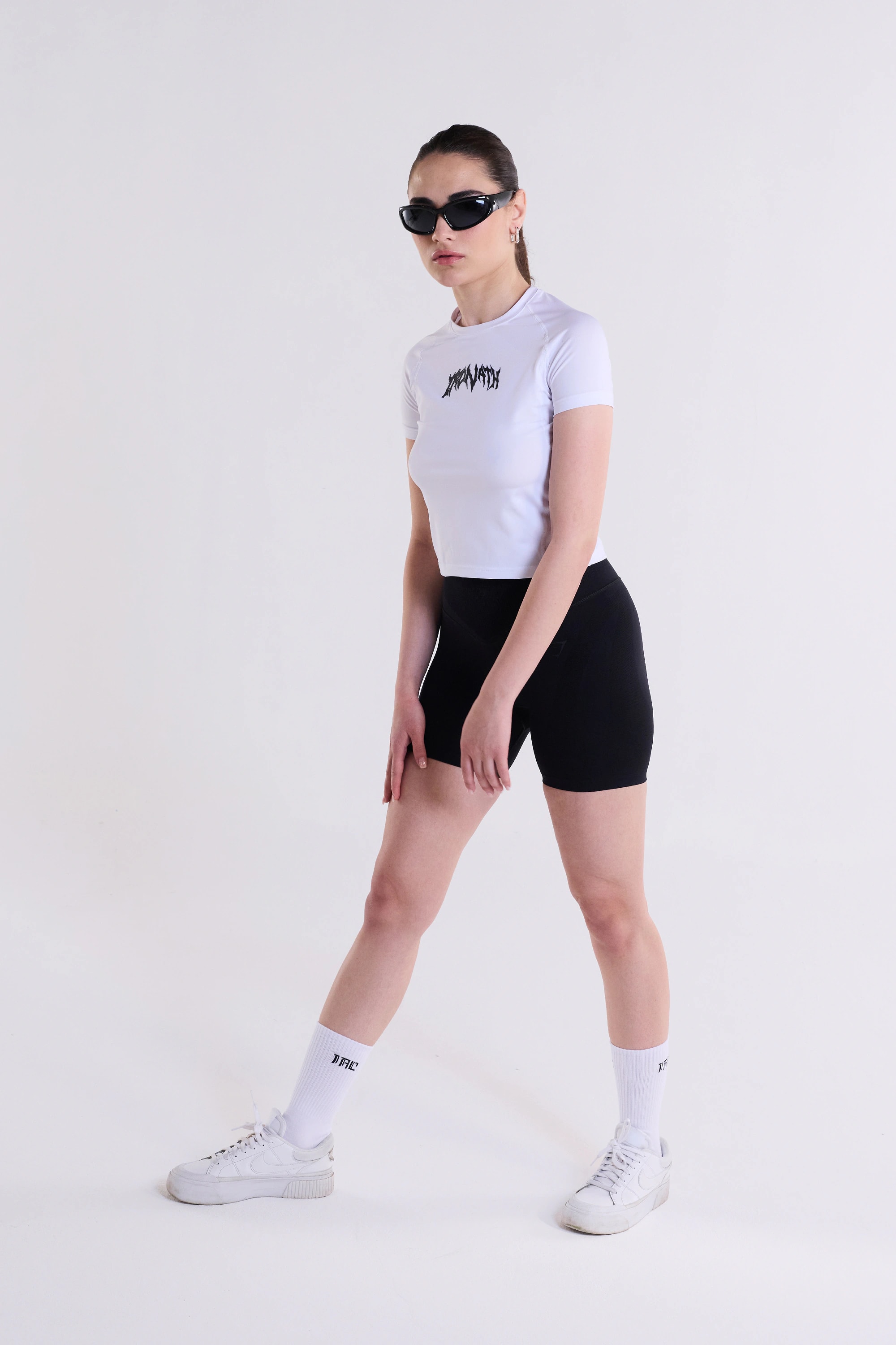 Superwomen Compression T-Shirt - Beyaz