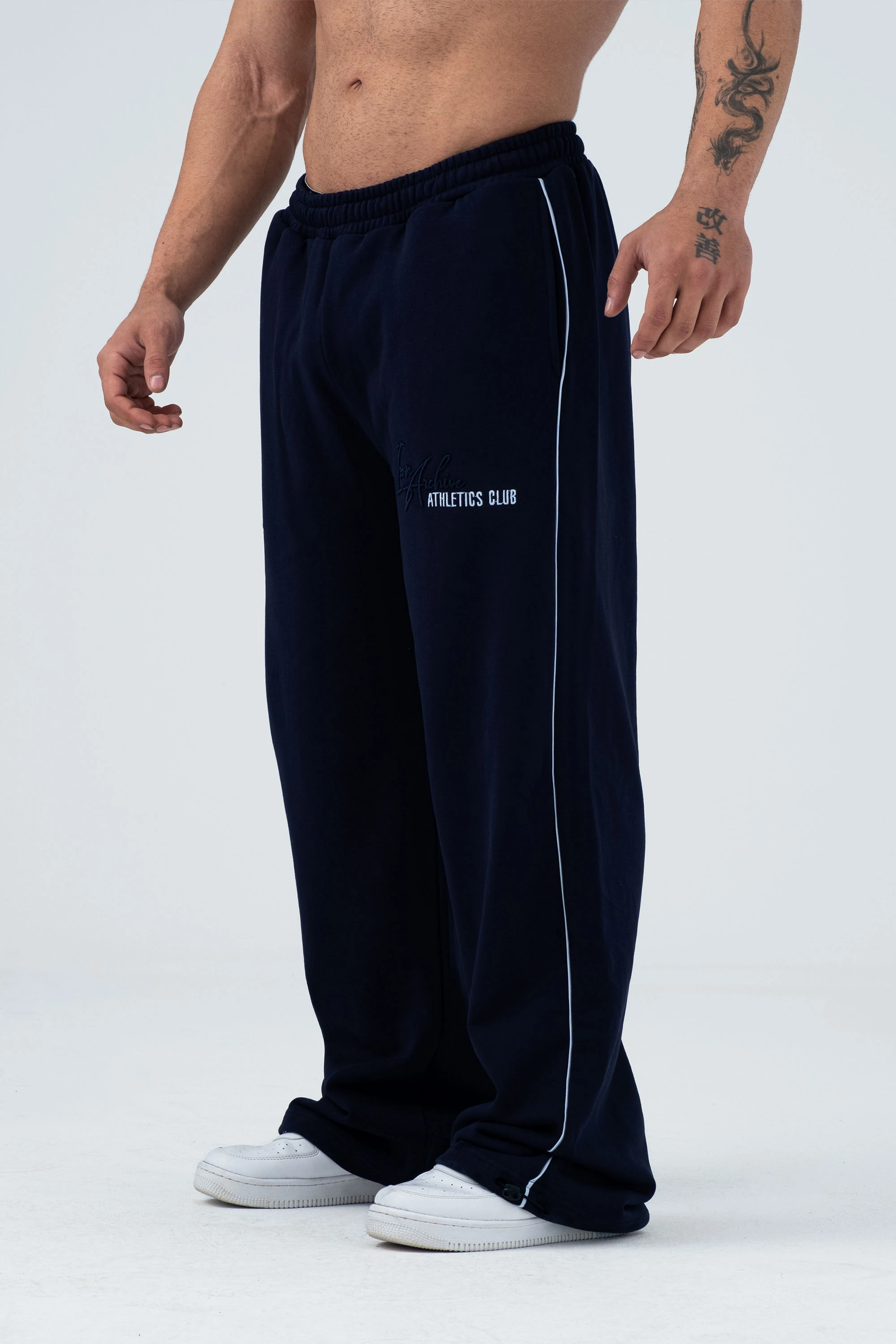 Stoperli Stripe Baggy Jogger - Lacivert