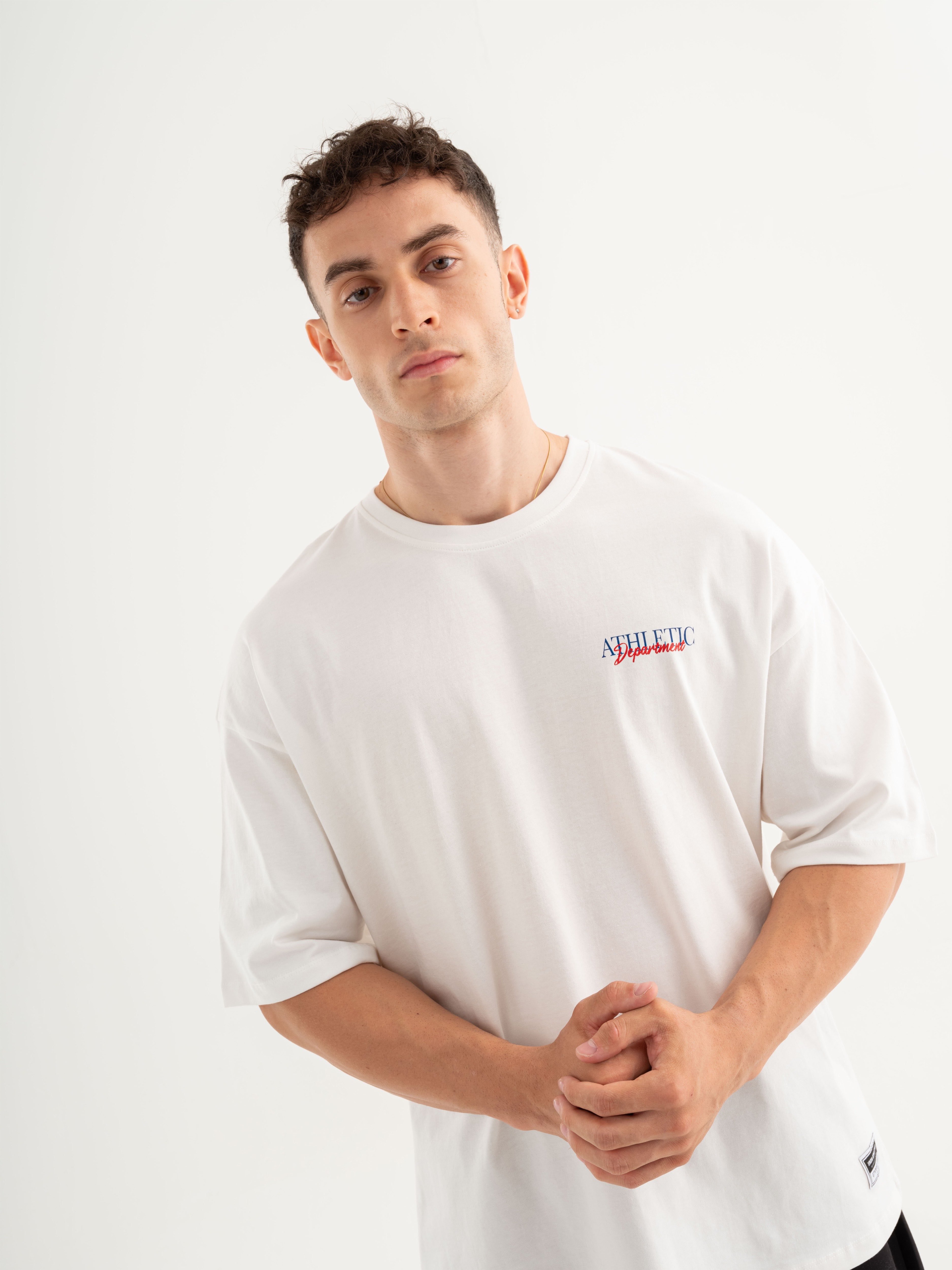 Athletic Department Oversize T-shirt - Ekru