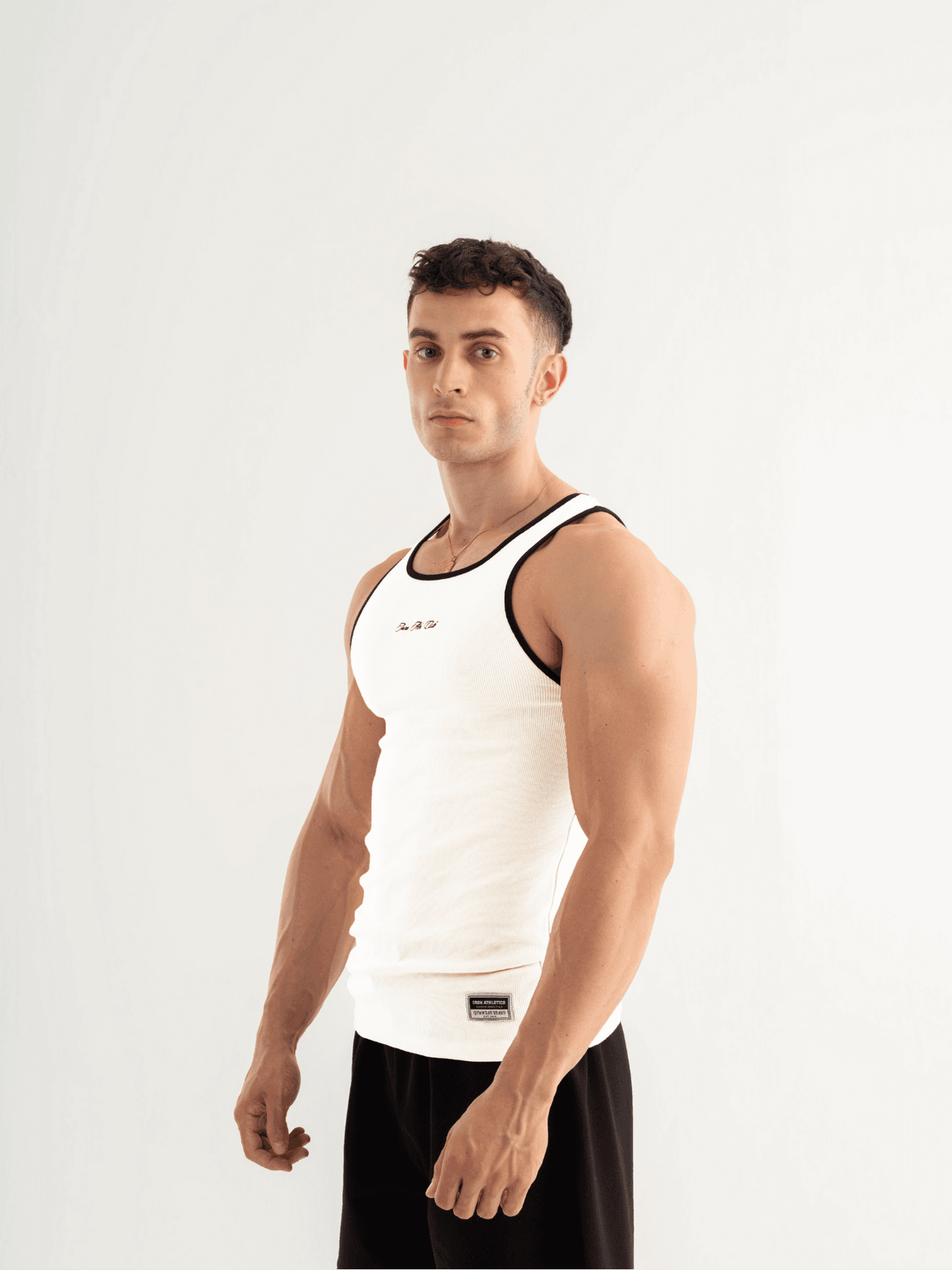 Retro Fitilli Atlet - Ekru