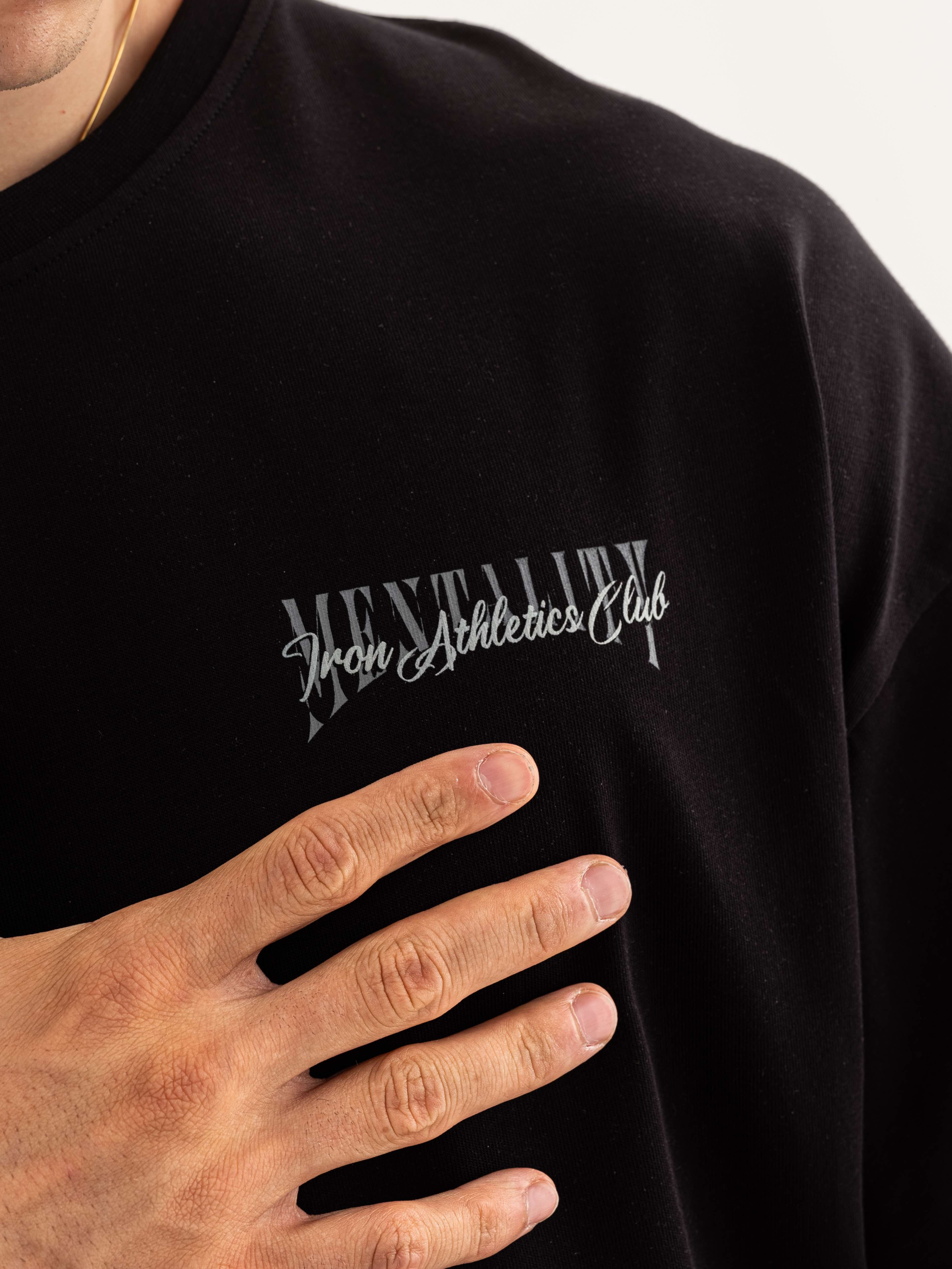 Mentality Oversize T-shirt - Siyah