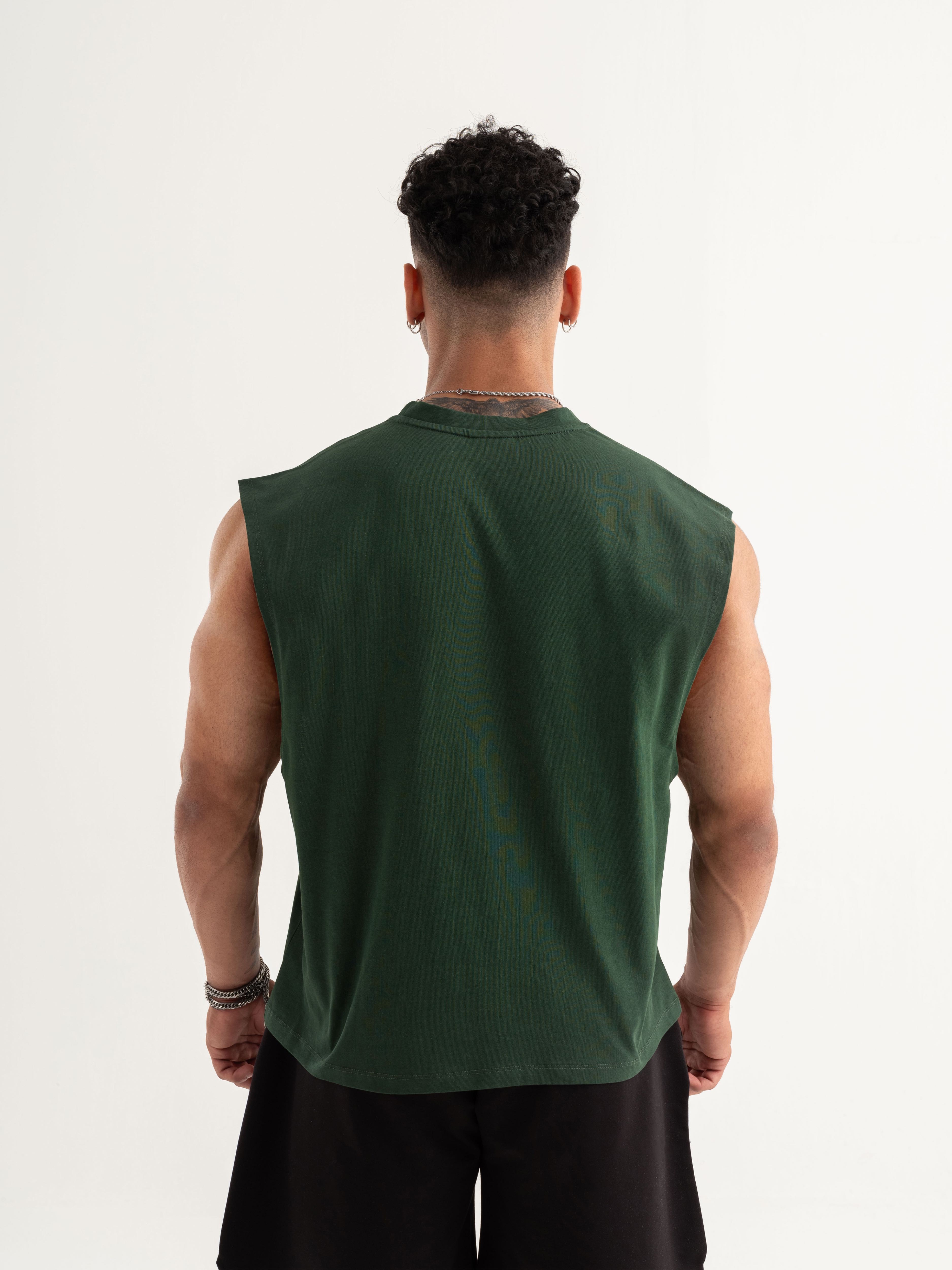 Essence Of Life Box Cut Tank - Nefti Yeşili