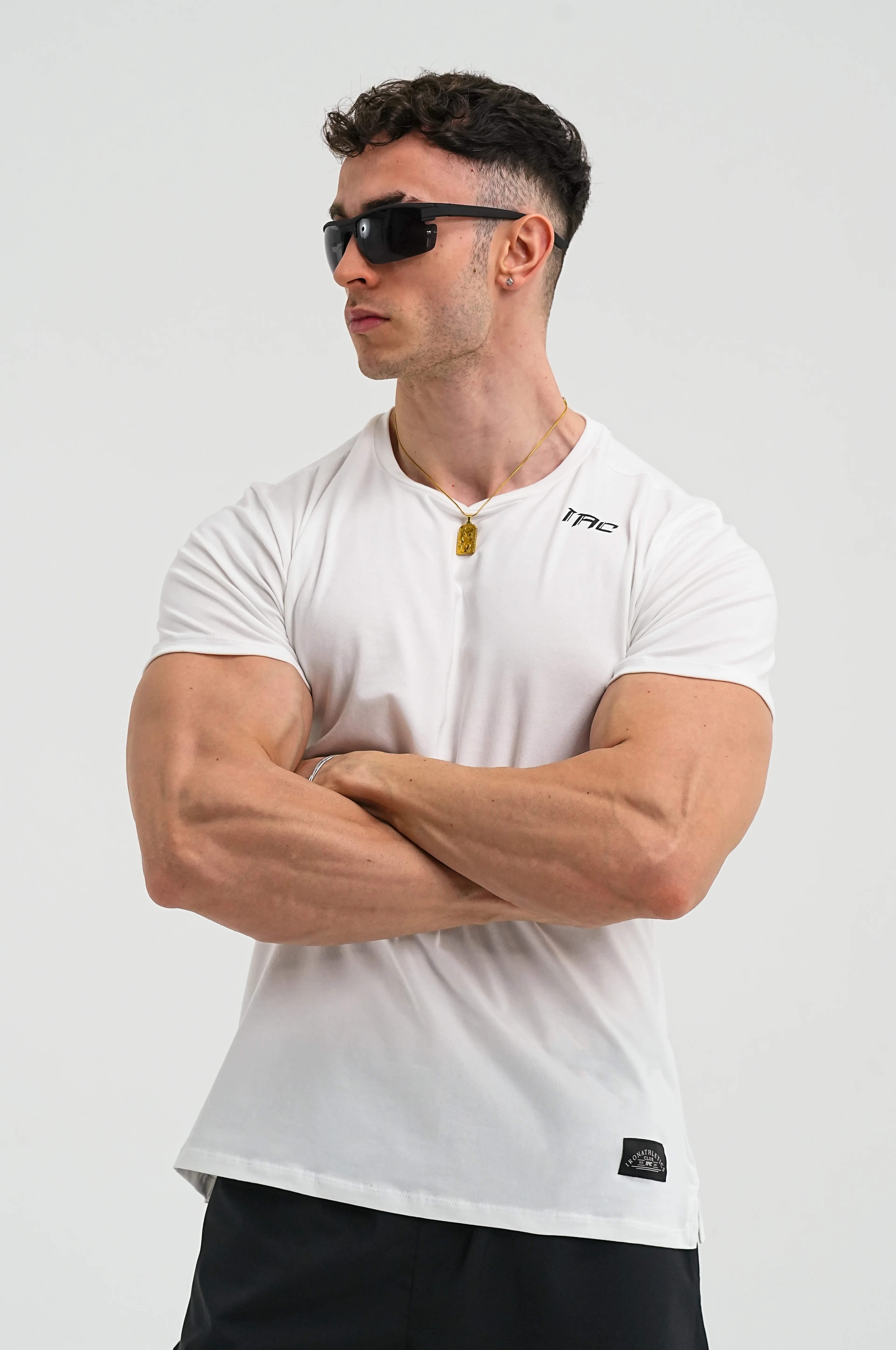 Project Muscle-Fit T-shirt  - Ekru