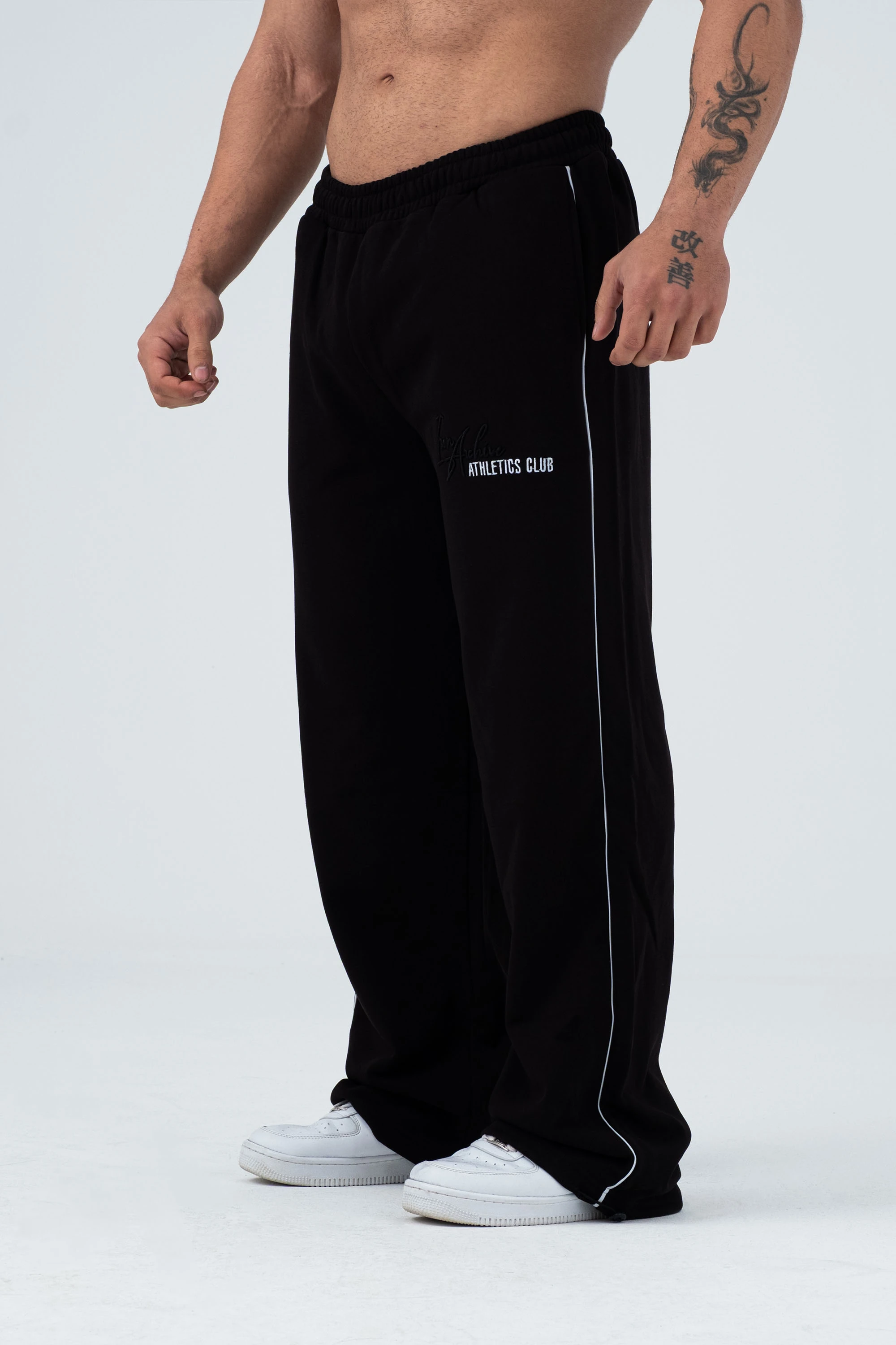 Stoperli Stripe Baggy Jogger - Siyah