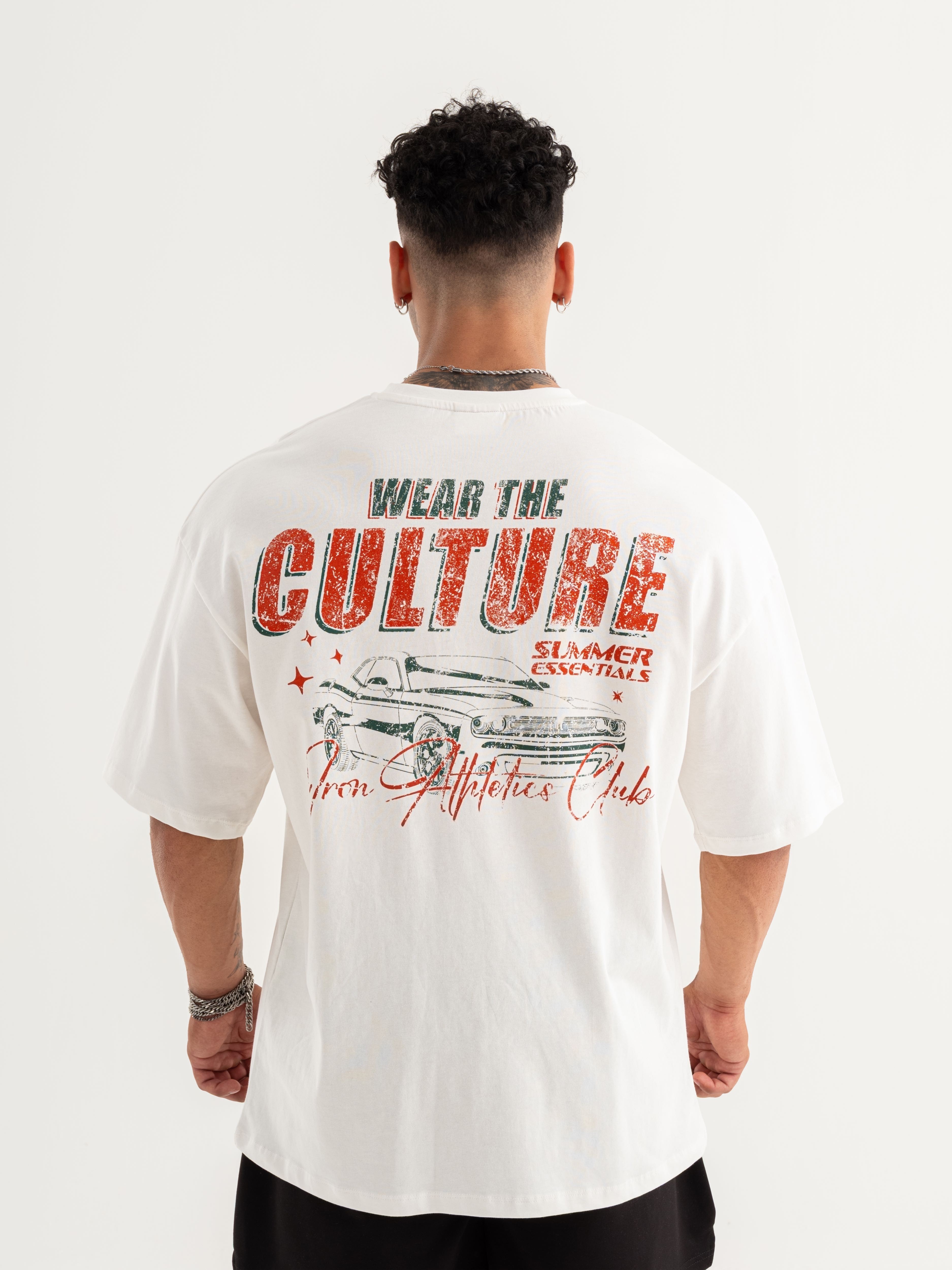 Culture Cruise Oversize T-shirt - Ekru
