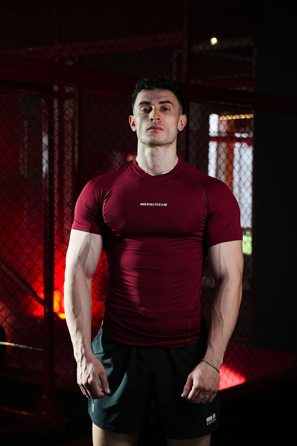 Redline Compression T-Shirt - Bordo