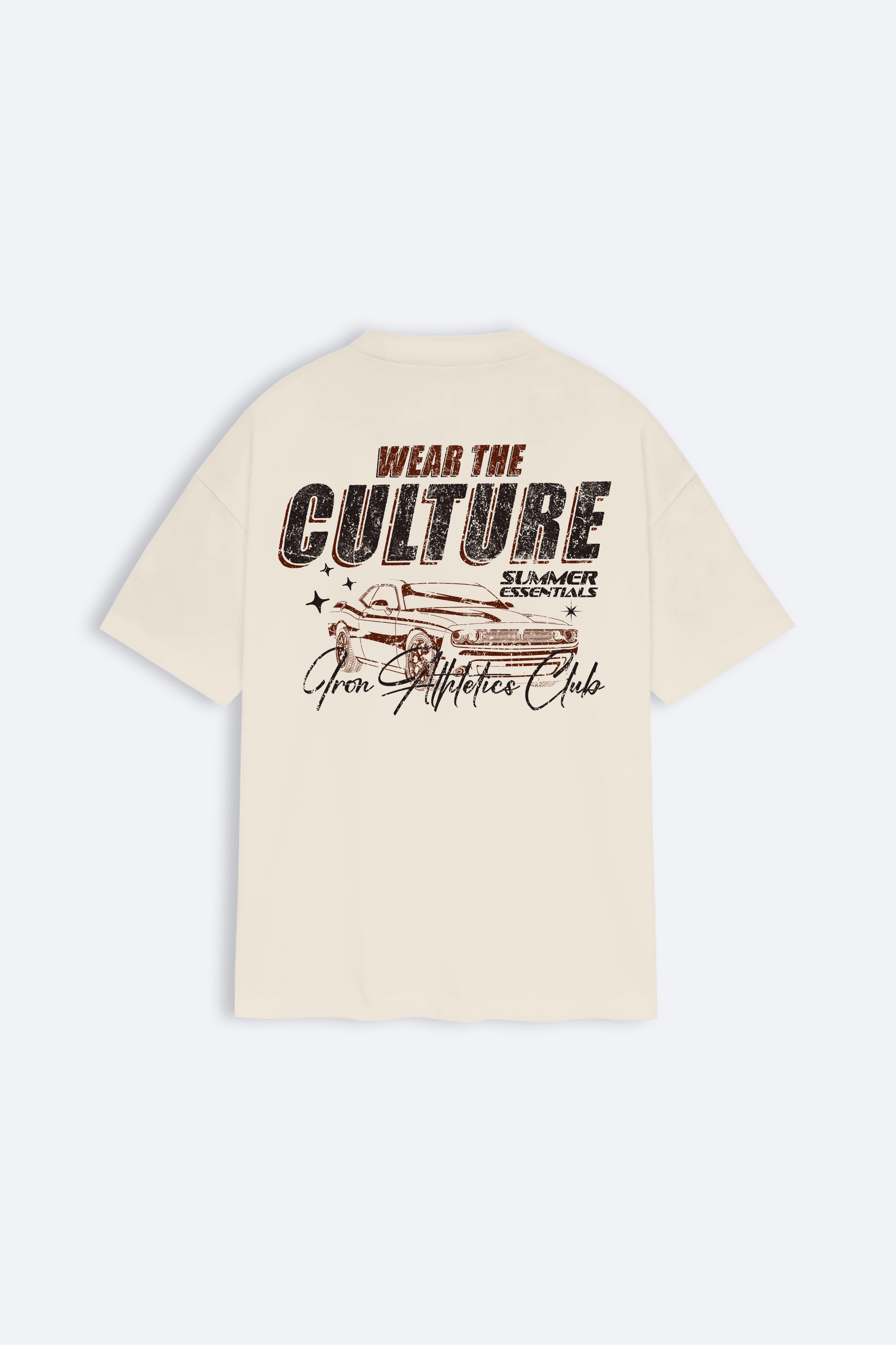 Culture Cruise Oversize T-shirt - Çöl Kremi