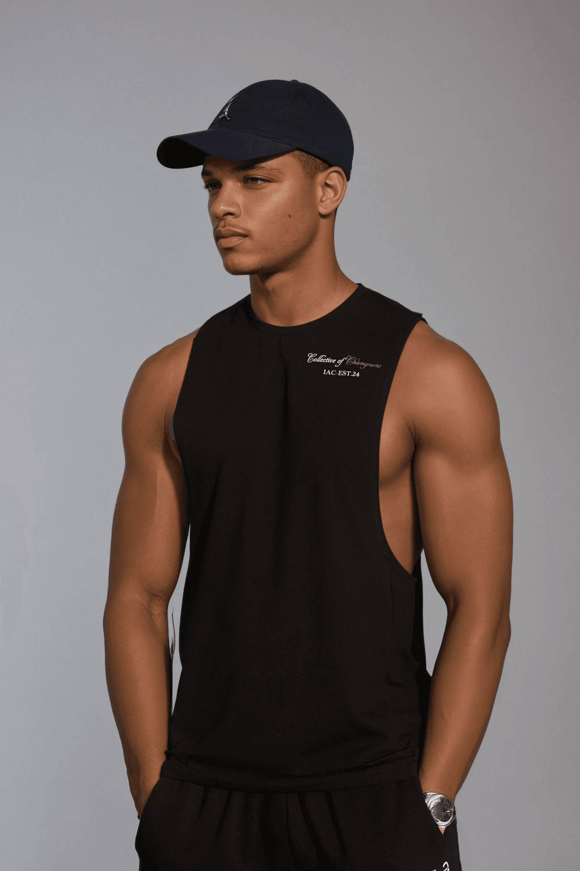 Champion Tank Top Atlet - Siyah