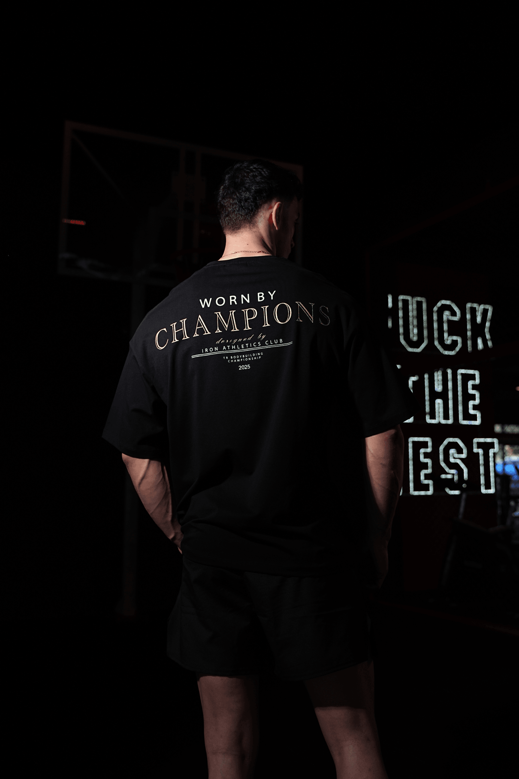 Champion Oversize T-Shirt - Siyah