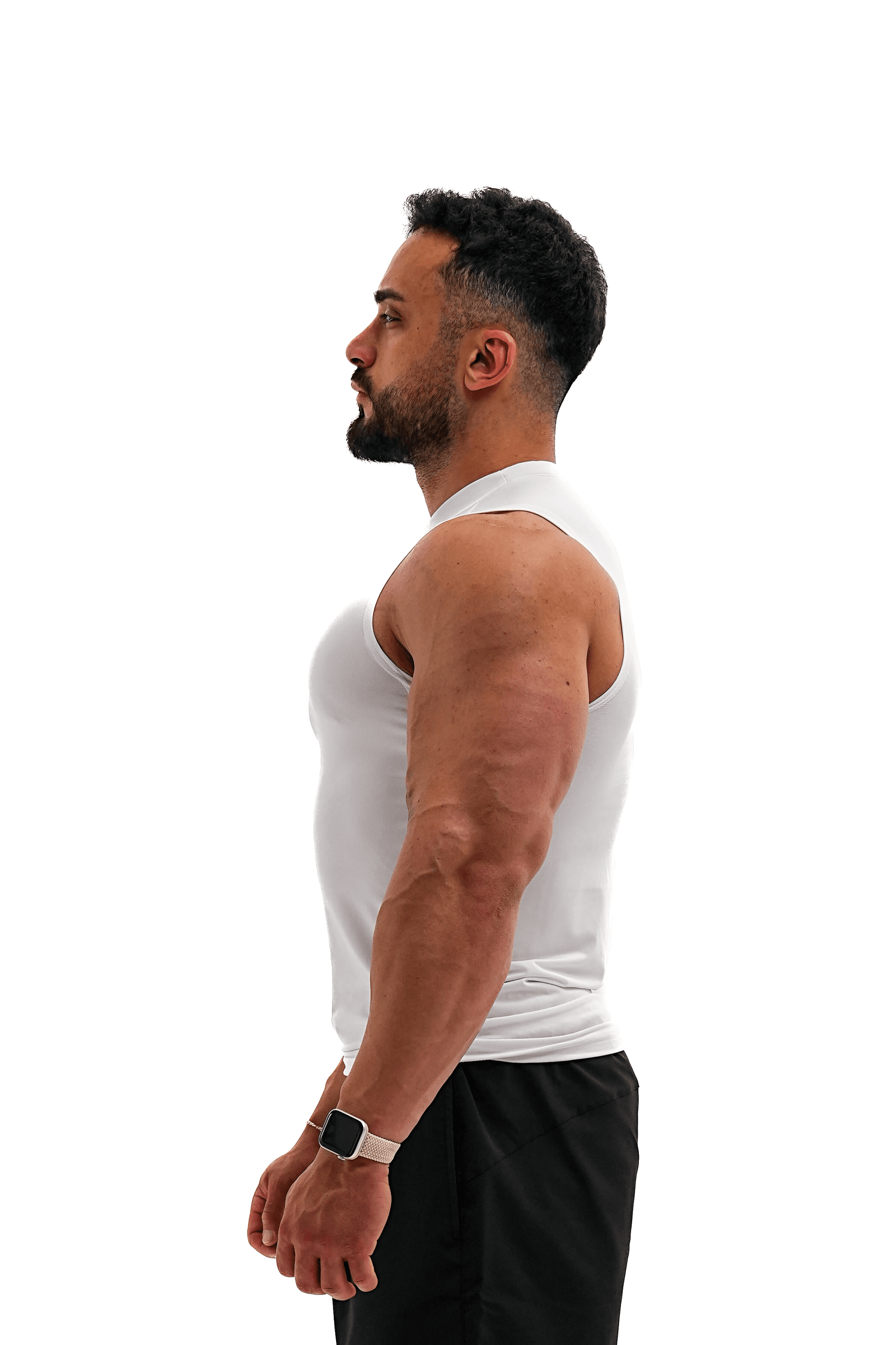 Basic Compression Tank Top - Ekru