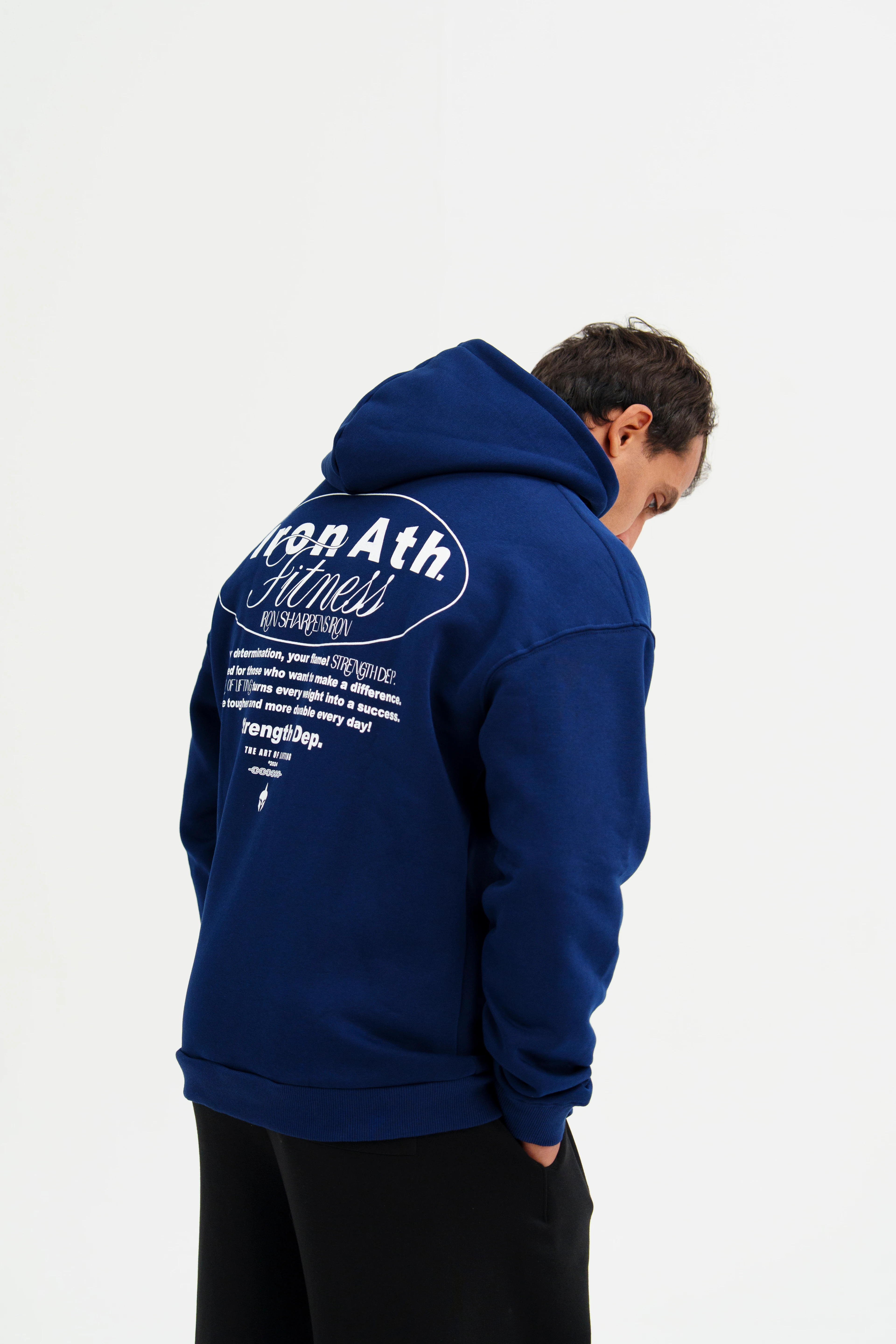 Strength Dep. Oversize Hoodie - Lacivert