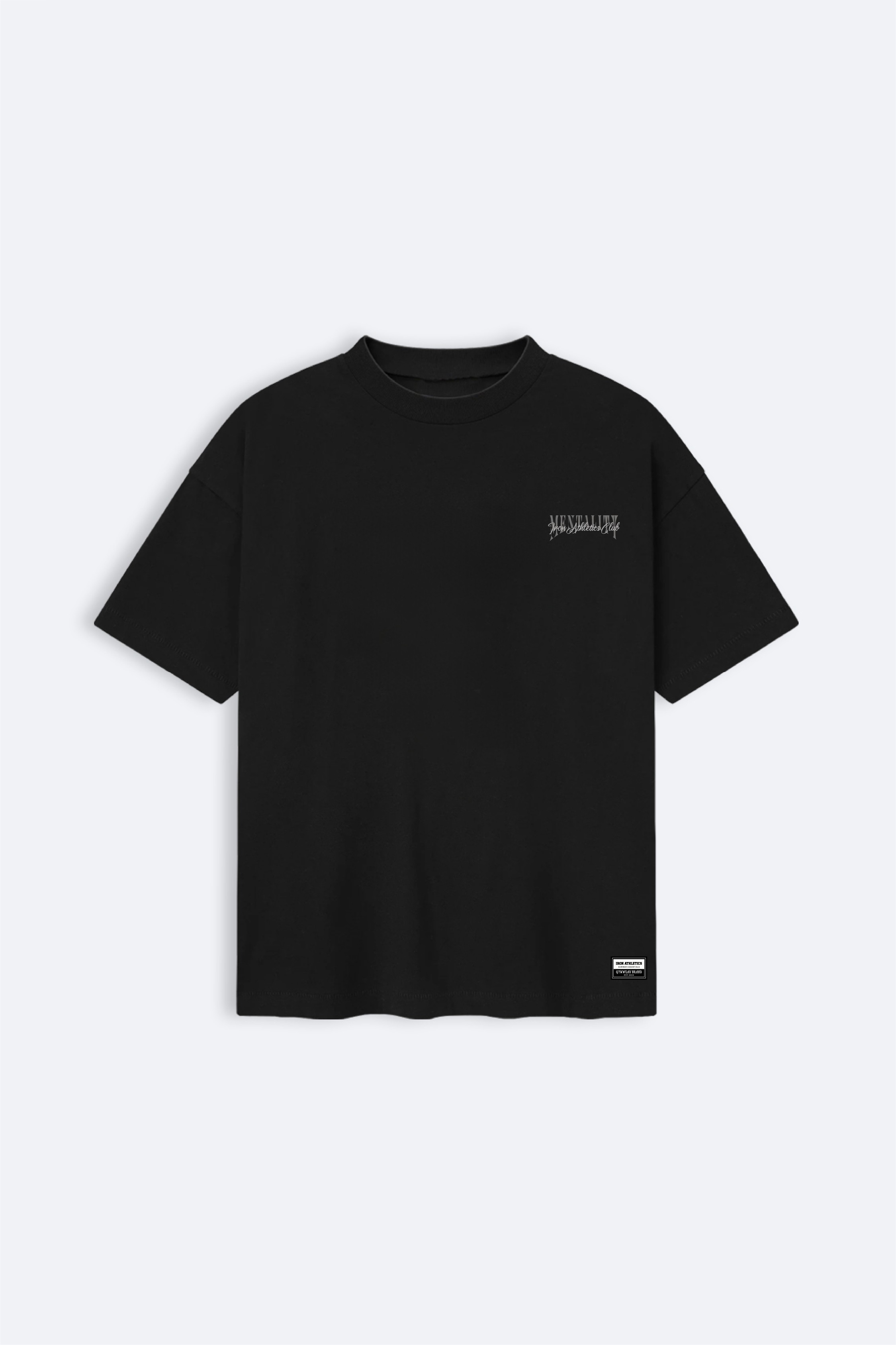 Mentality Oversize T-shirt - Siyah